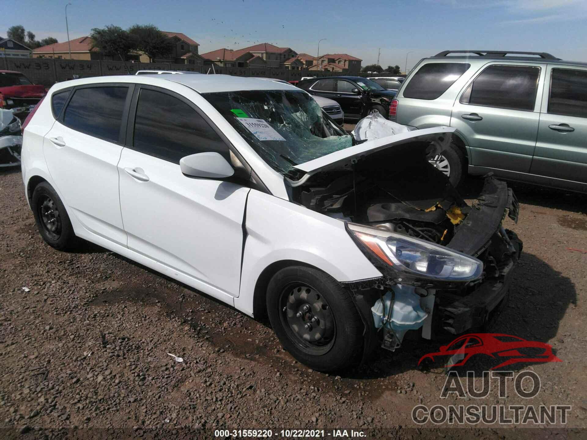 HYUNDAI ACCENT 2016 - KMHCT5AE1GU256724