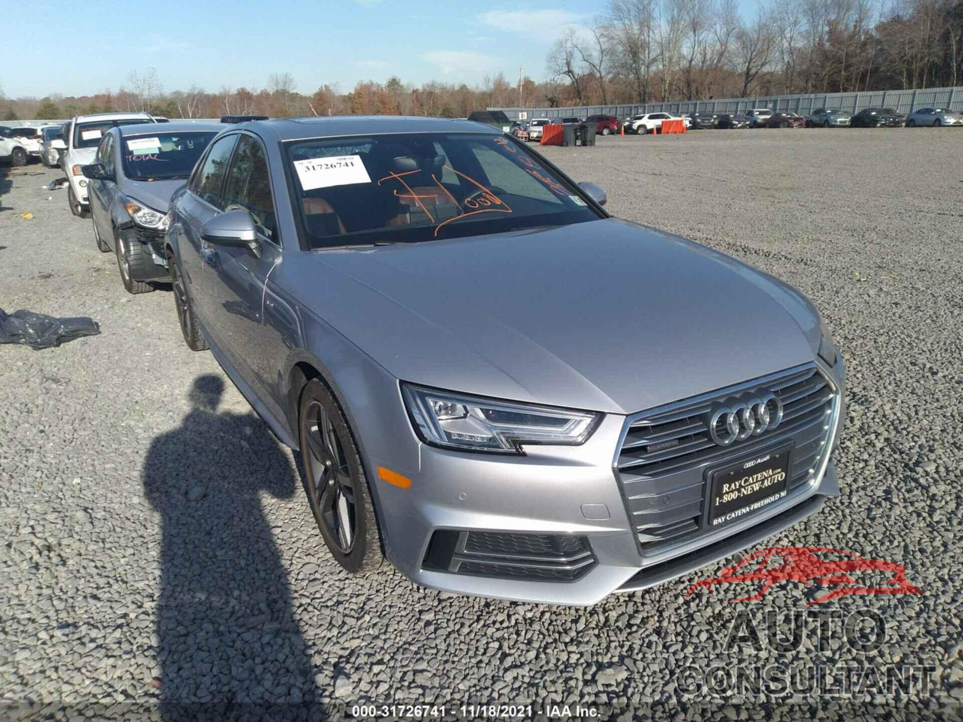 AUDI A4 2018 - WAUENAF45JN009785