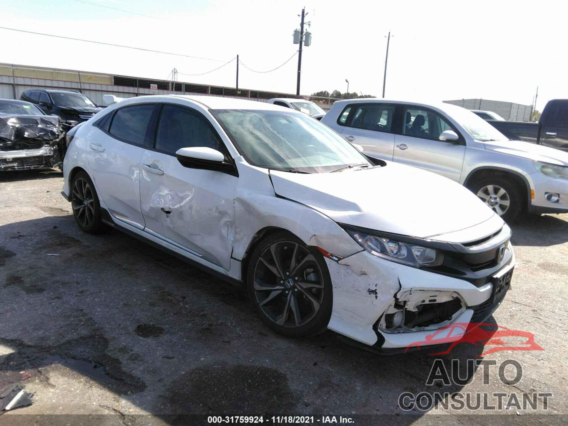 HONDA CIVIC HATCHBACK 2017 - SHHFK7H42HU230574