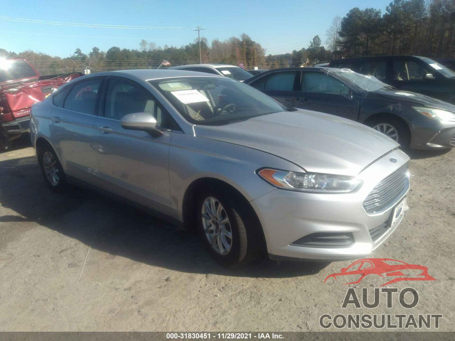 FORD FUSION 2016 - 3FA6P0G79GR140945