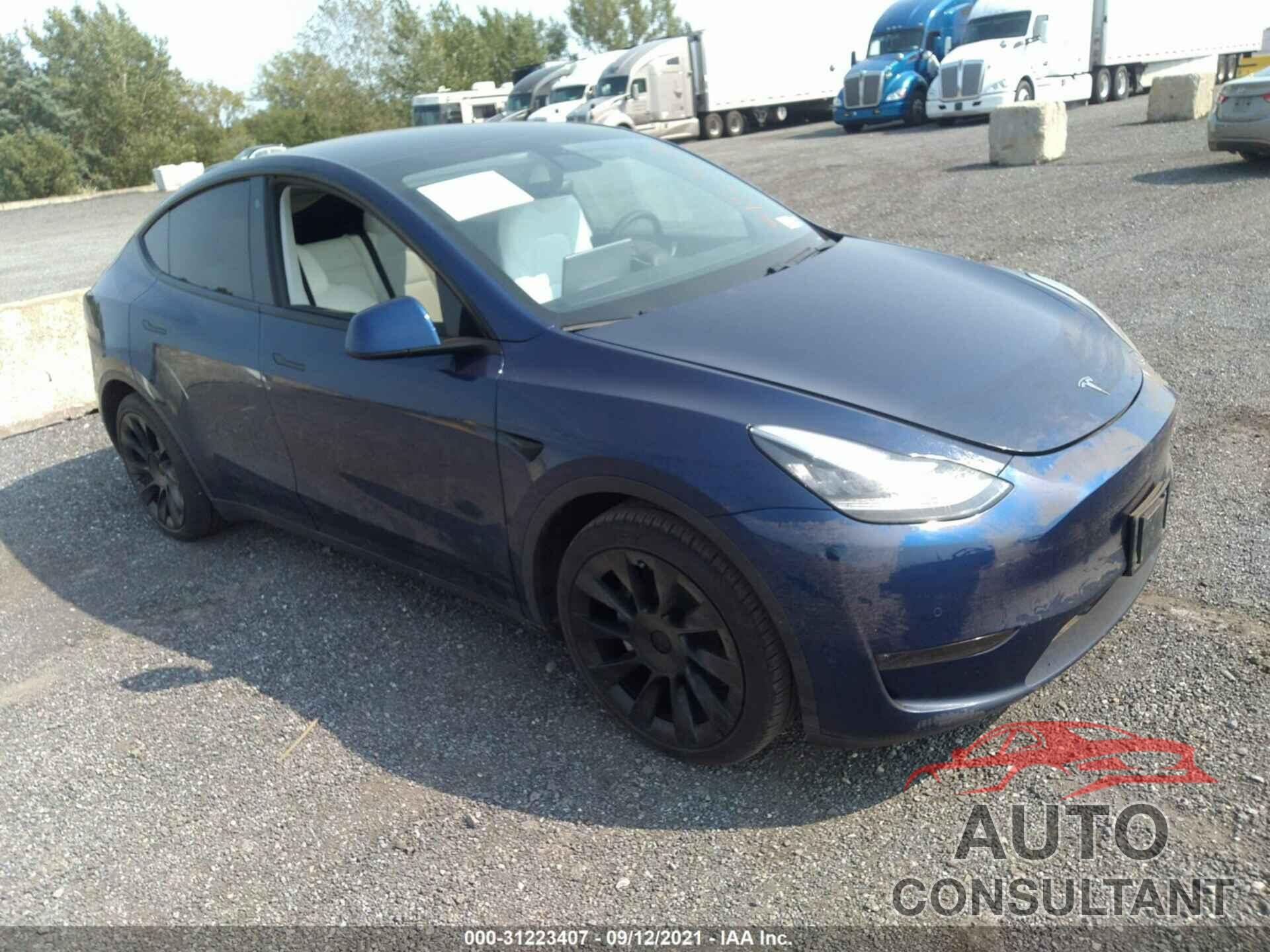 TESLA MODEL Y 2021 - 5YJYGDEE7MF060214
