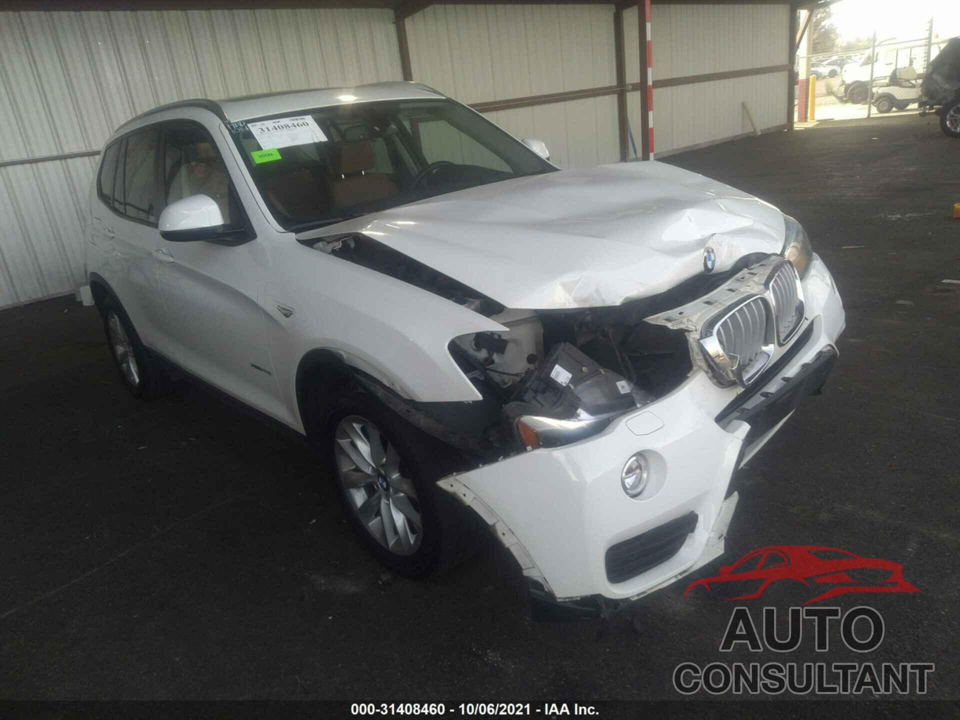 BMW X3 2016 - 5UXWX9C5XG0D91073