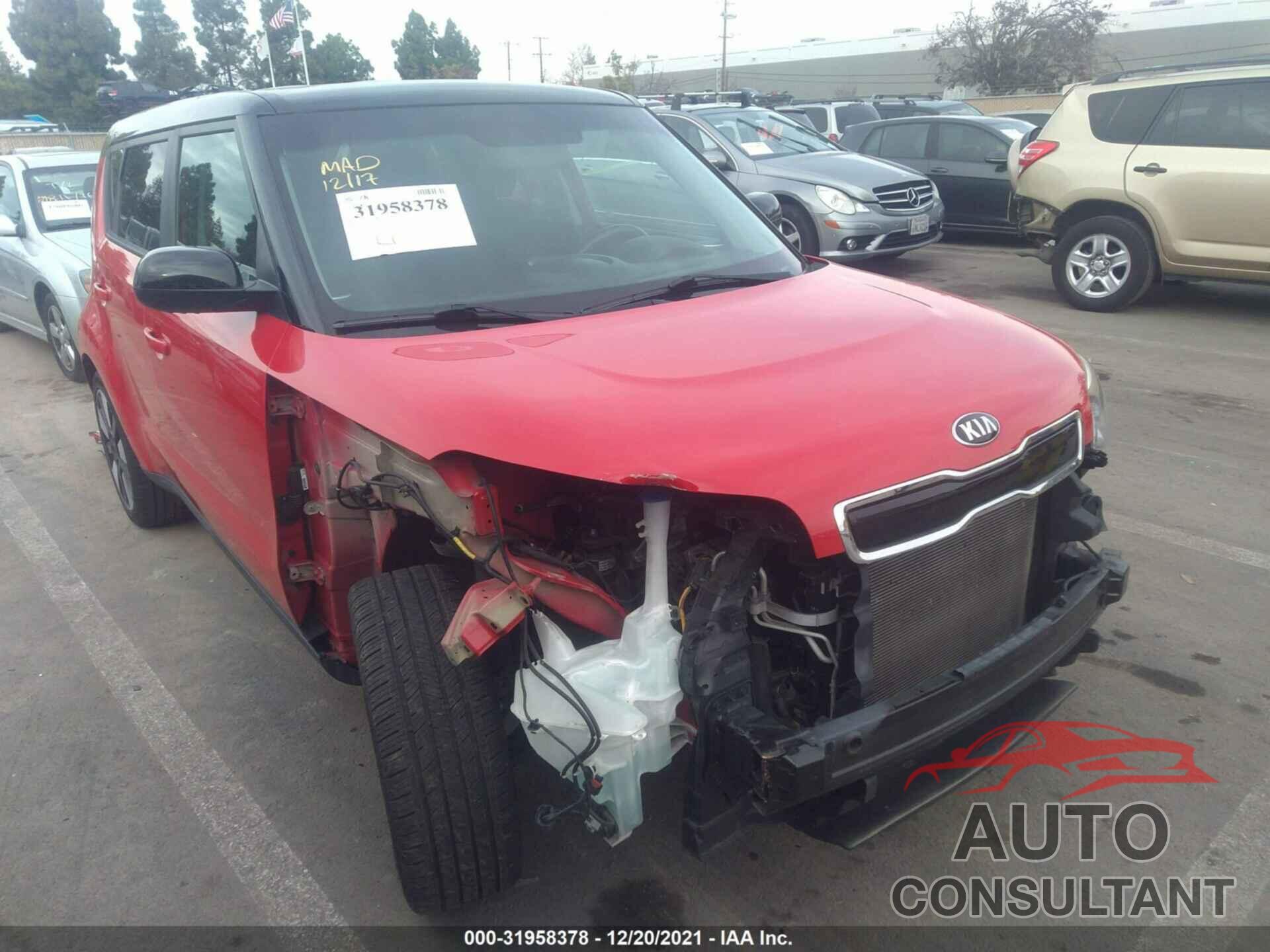 KIA SOUL 2016 - KNDJP3A53G7398236