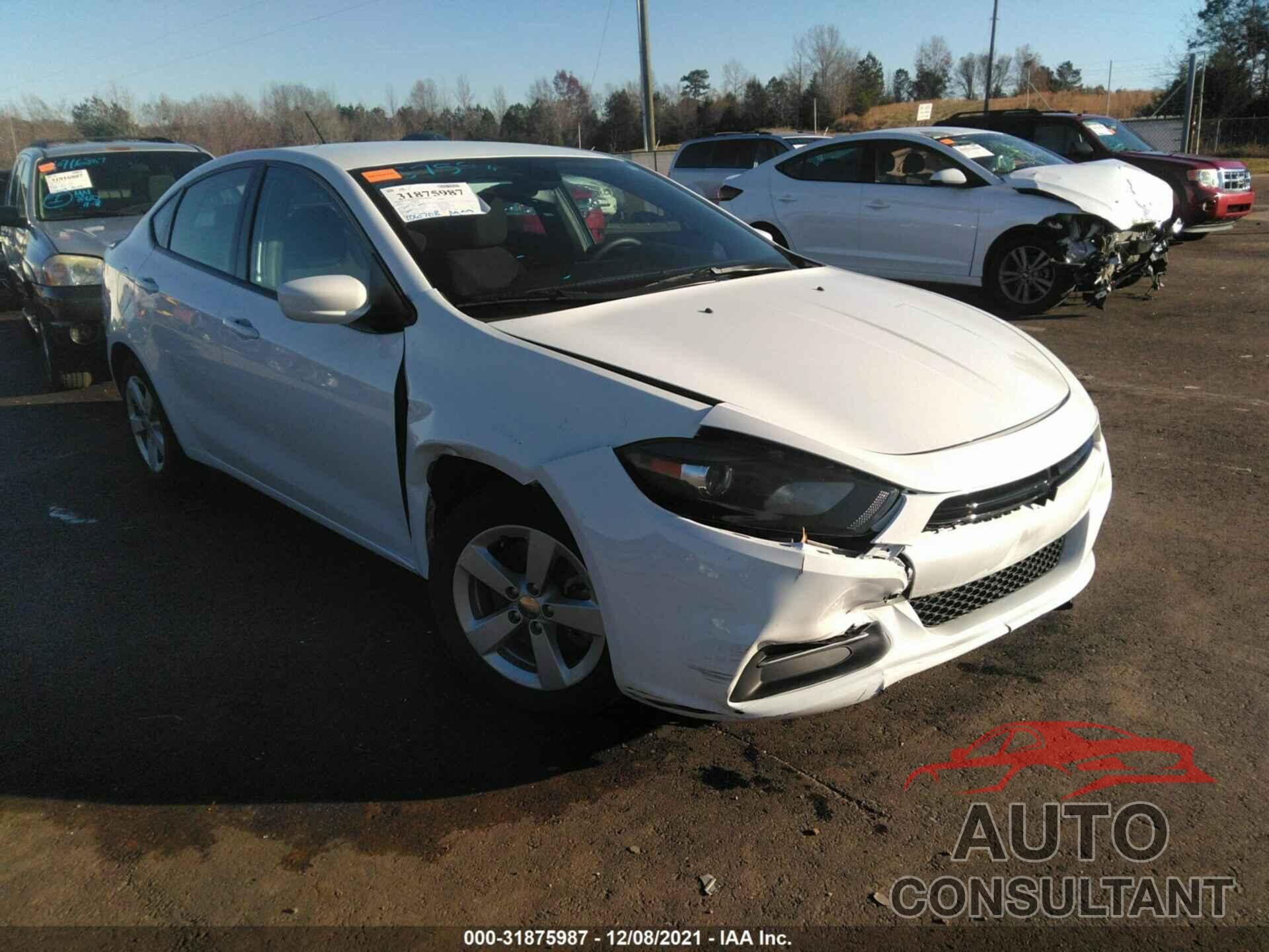 DODGE DART 2016 - 1C3CDFBAXGD604737