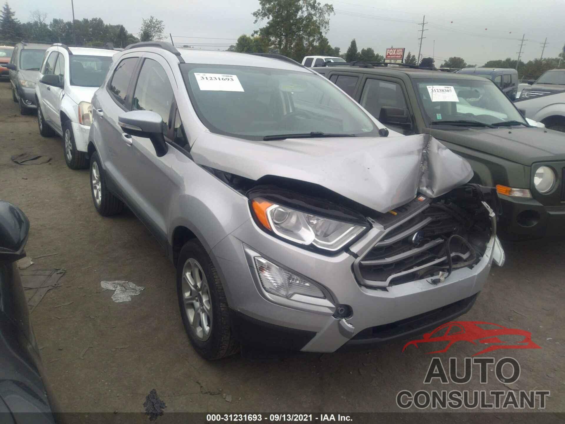 FORD ECOSPORT 2019 - MAJ3S2GE6KC268367