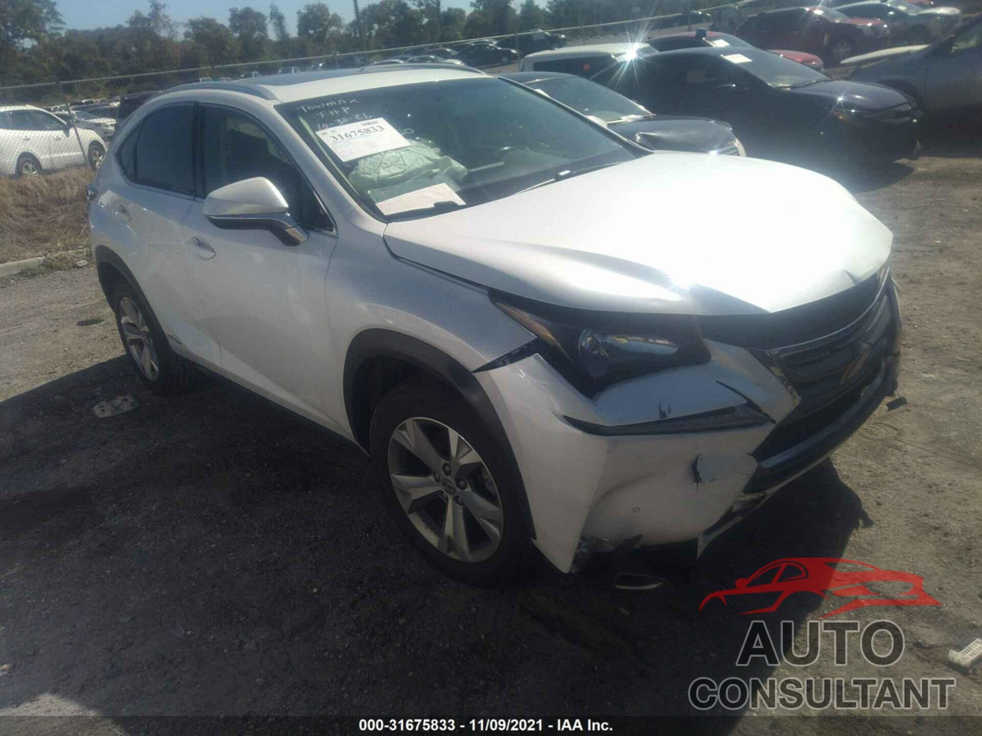 LEXUS NX 2017 - JTJBJRBZ6H2064403