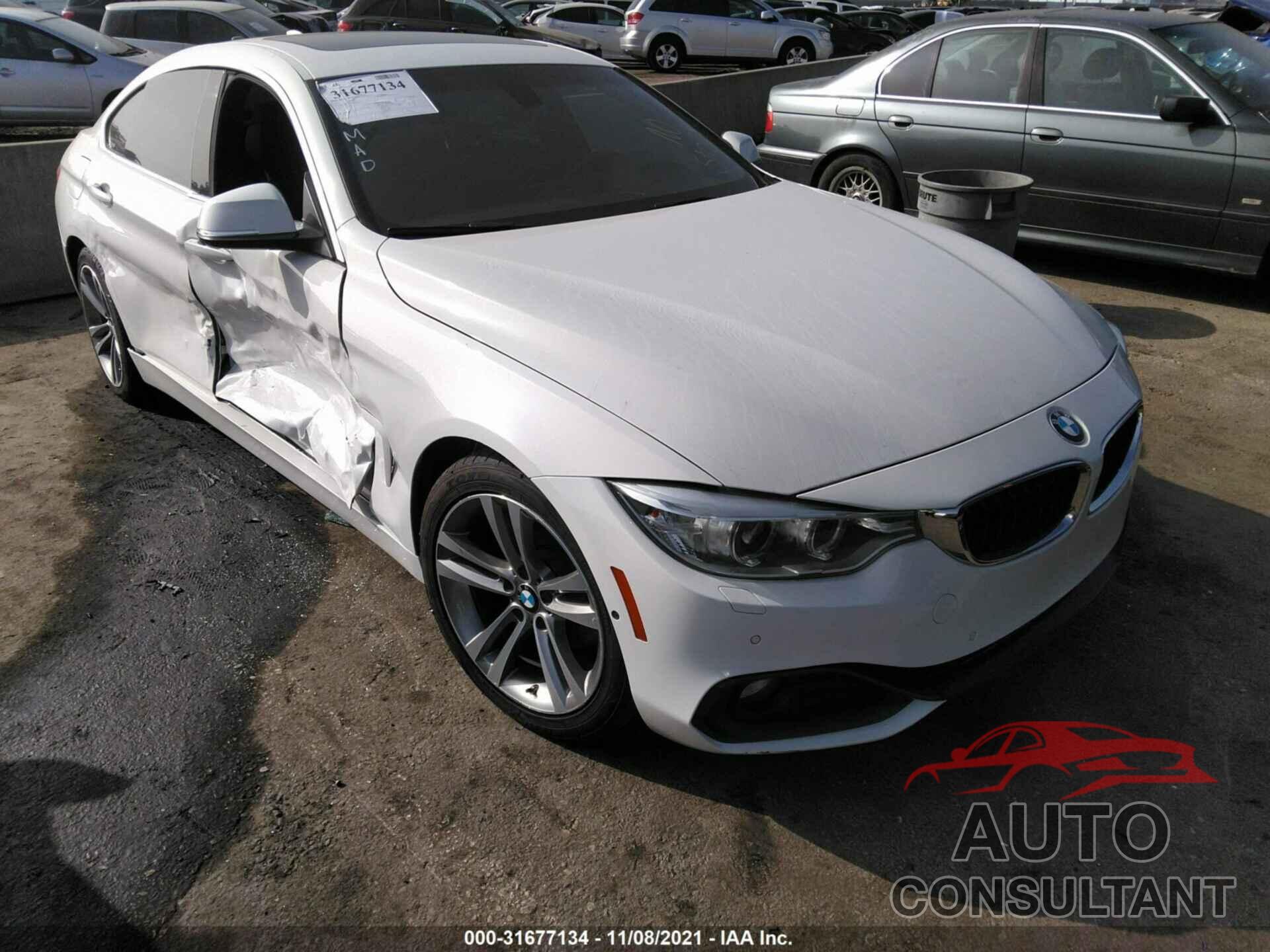 BMW 4 SERIES 2017 - WBA4F7C55HG787205