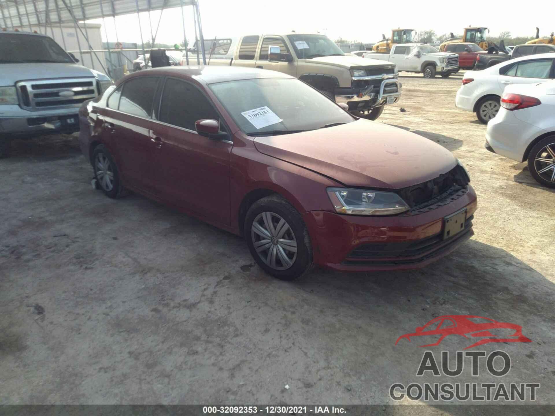 VOLKSWAGEN JETTA 2017 - 3VW2B7AJ2HM330750