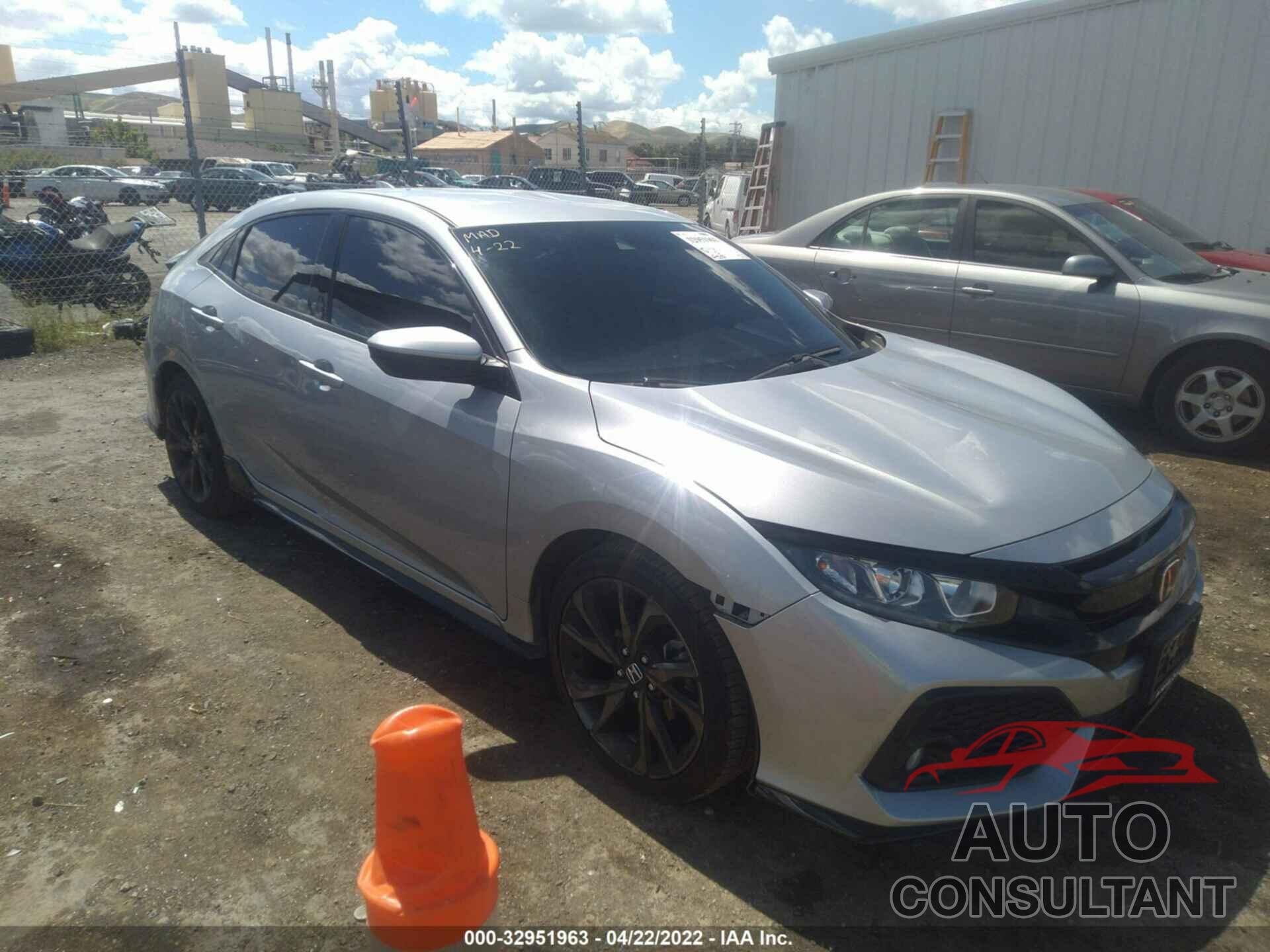 HONDA CIVIC HATCHBACK 2019 - SHHFK7G44KU212067