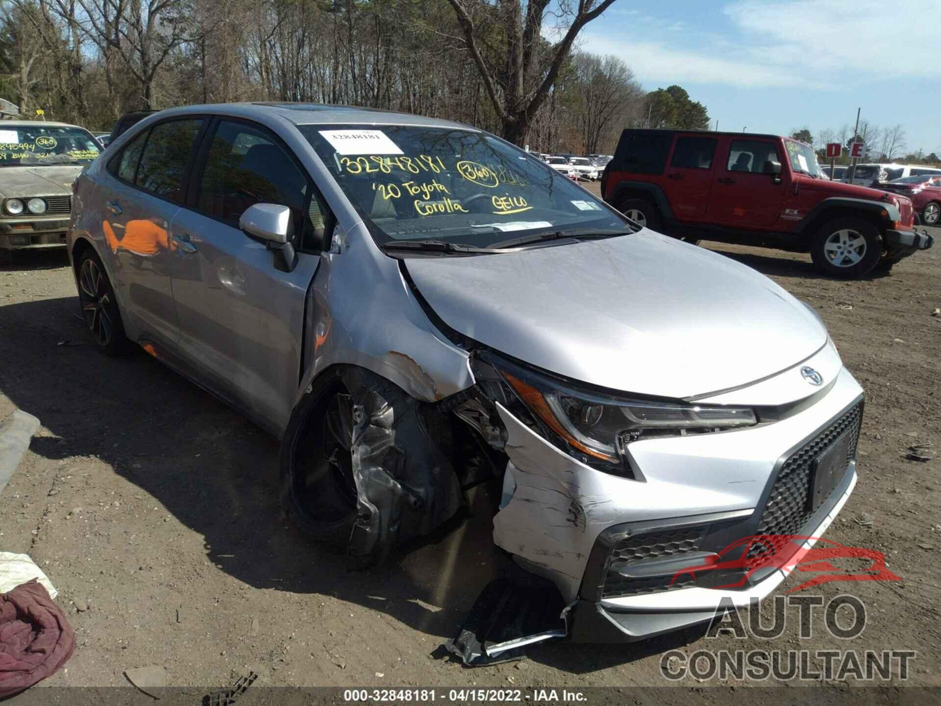 TOYOTA COROLLA 2020 - JTDT4RCE9LJ034658