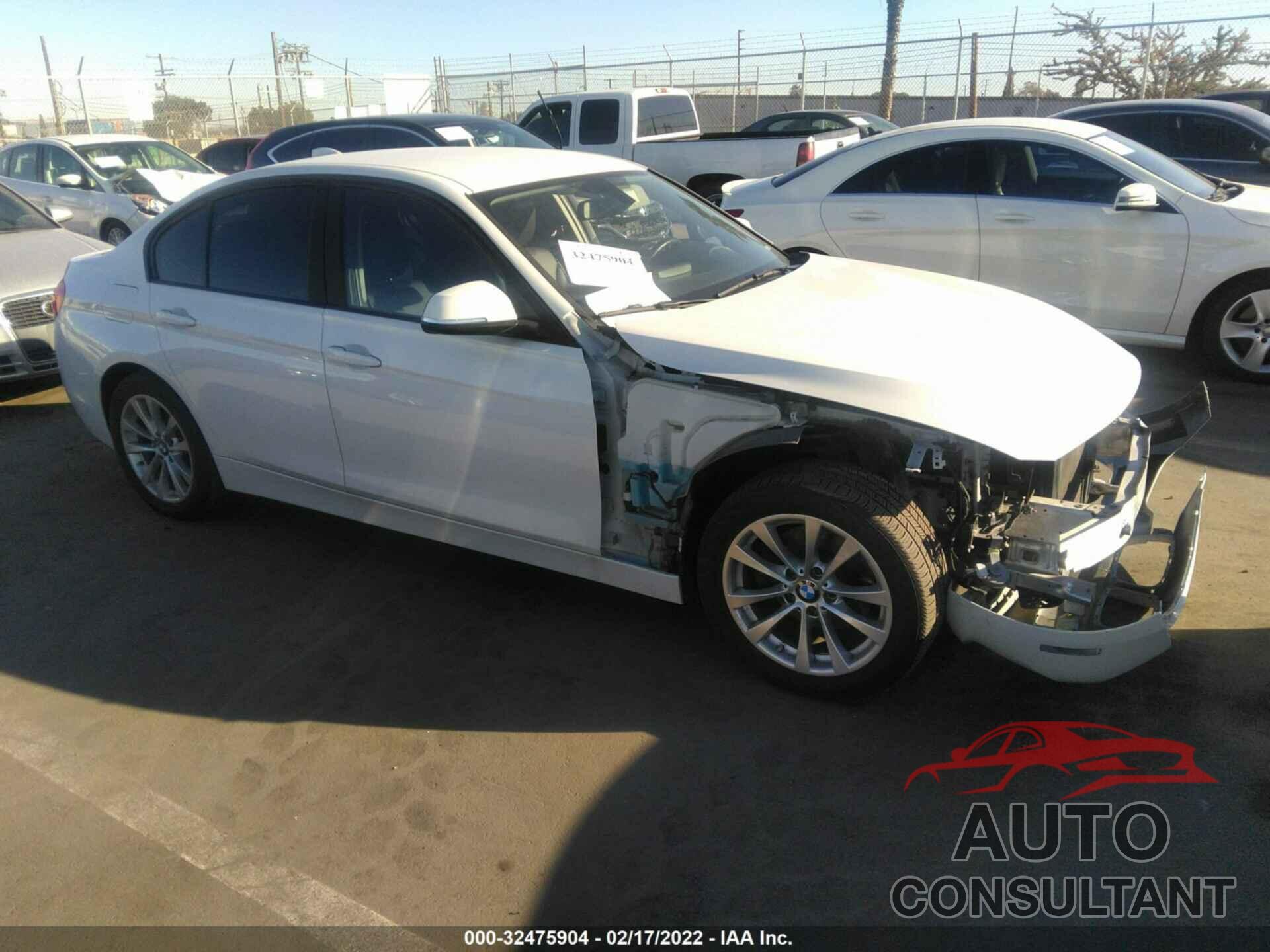 BMW 3 SERIES 2016 - WBA8E1G59GNT99805