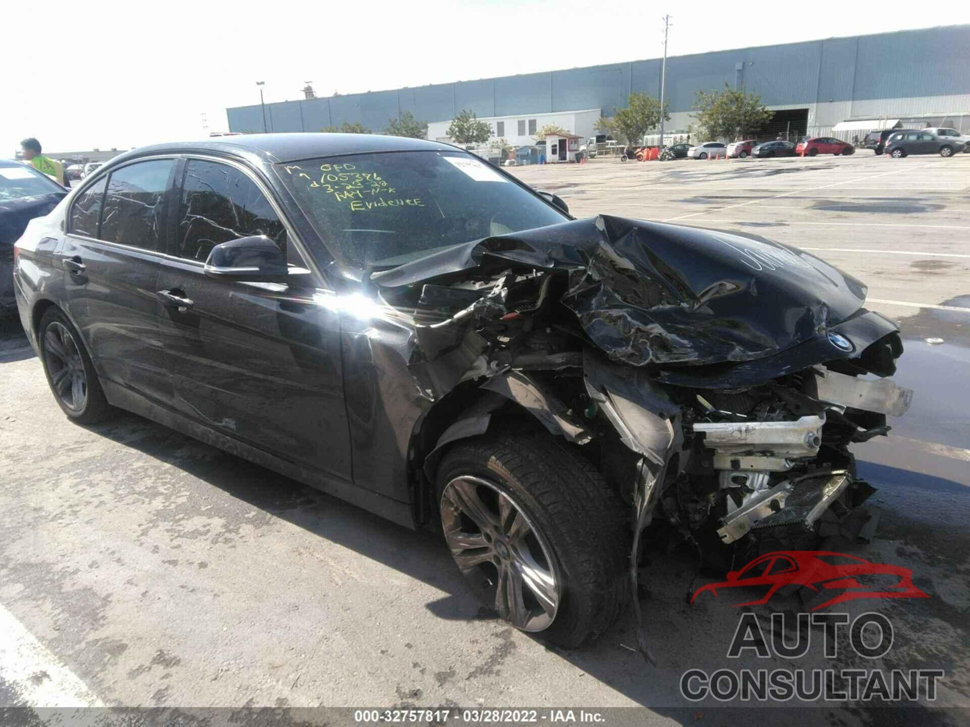 BMW 3 SERIES 2016 - WBA8E9C54GK647173