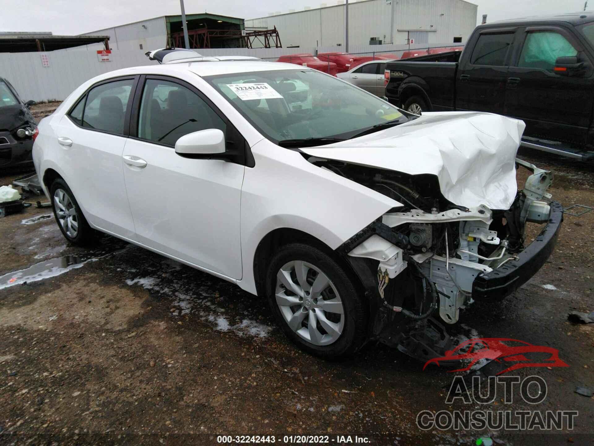 TOYOTA COROLLA 2016 - 2T1BURHE7GC651630