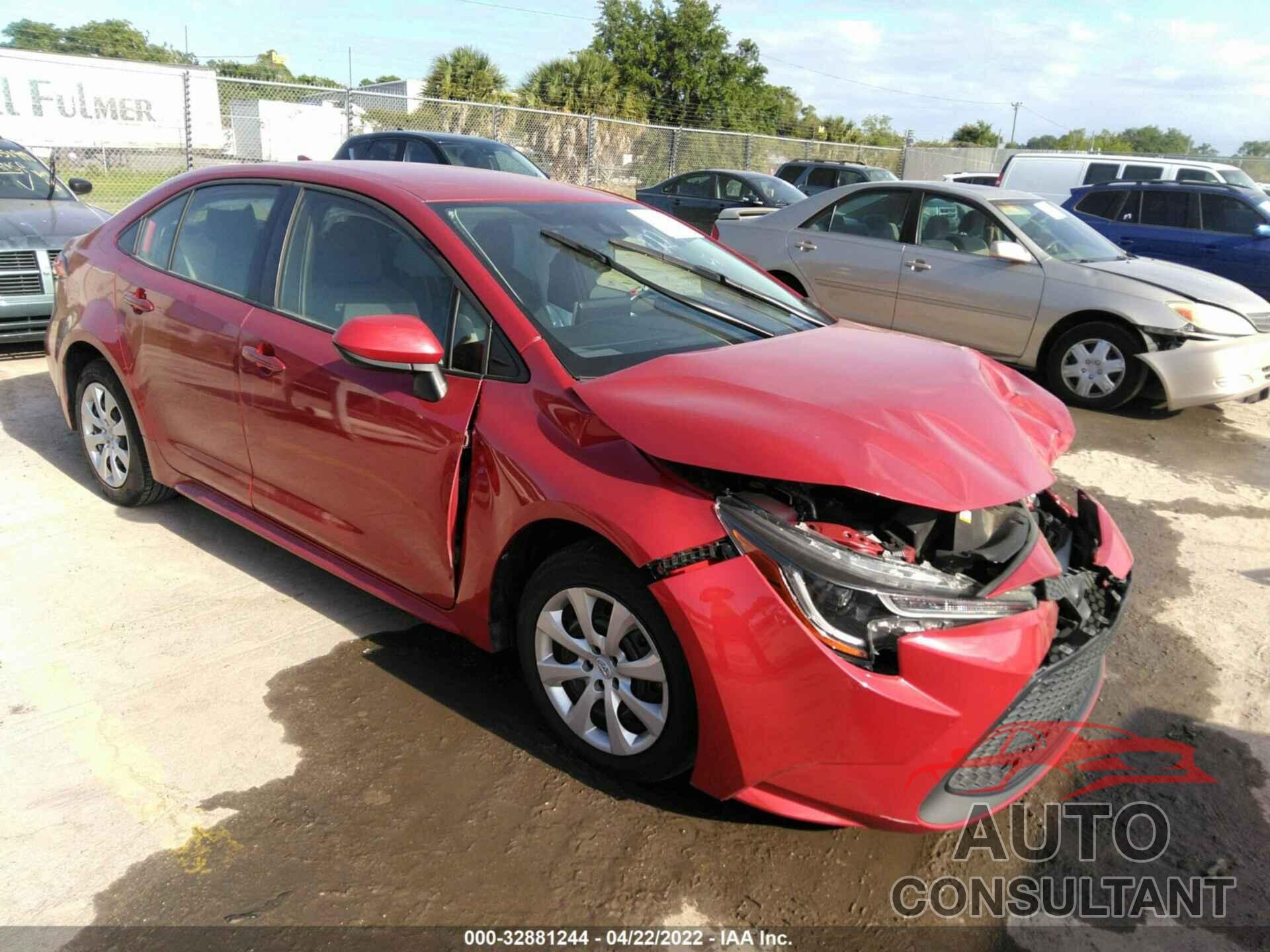 TOYOTA COROLLA 2020 - JTDEPRAE6LJ021496