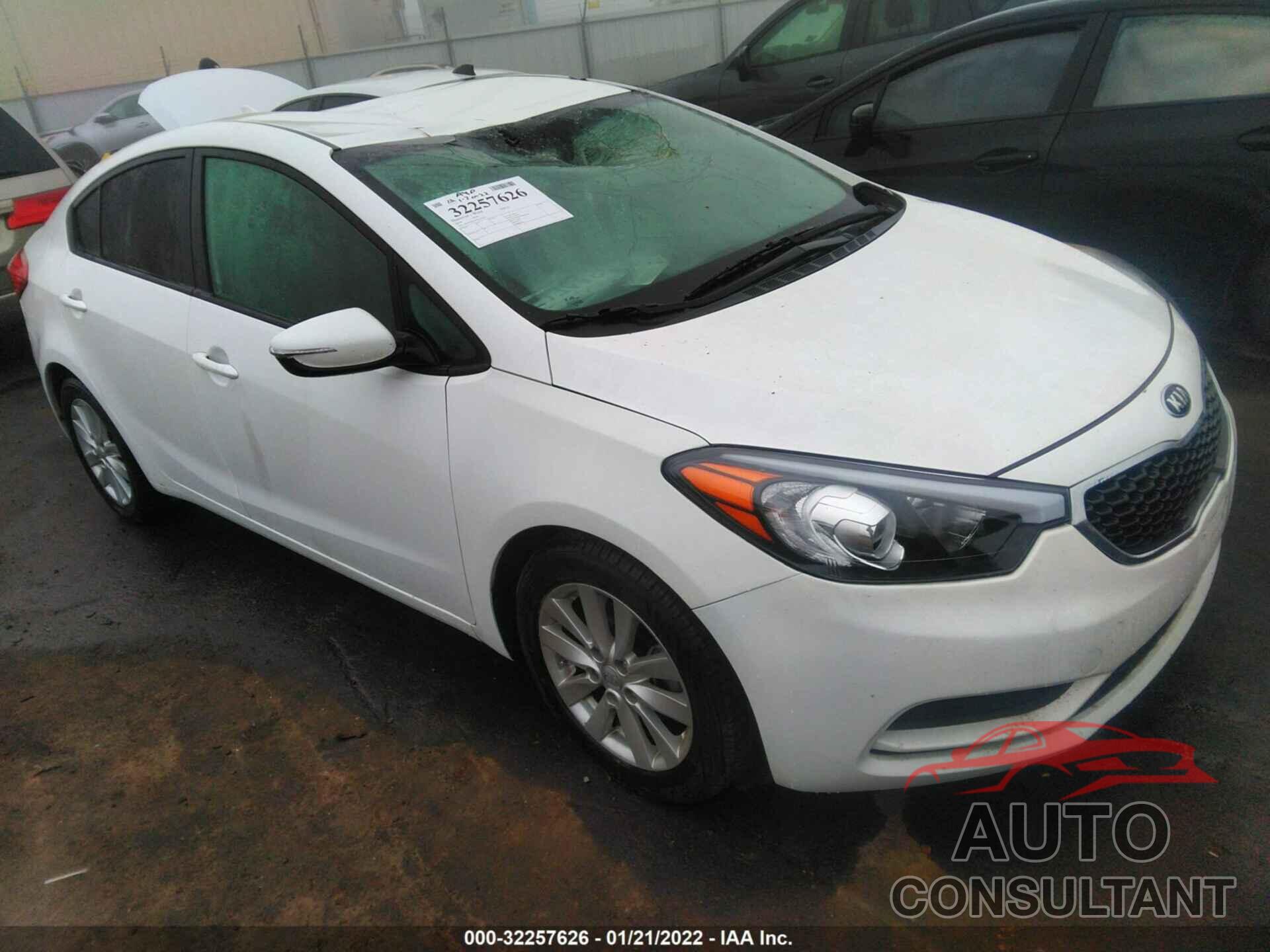 KIA FORTE 2016 - KNAFX4A67G5555019