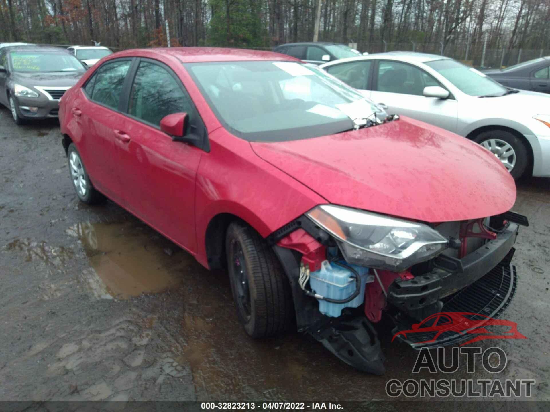 TOYOTA COROLLA 2016 - 2T1BURHE1GC723468