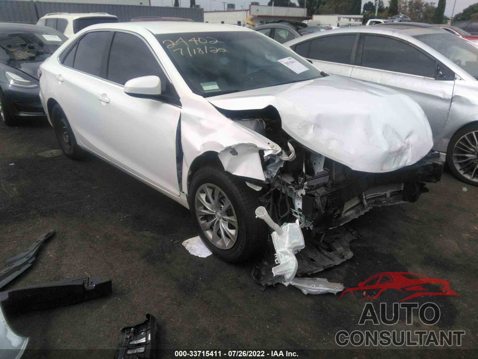 TOYOTA CAMRY 2017 - 4T1BF1FK3HU450490