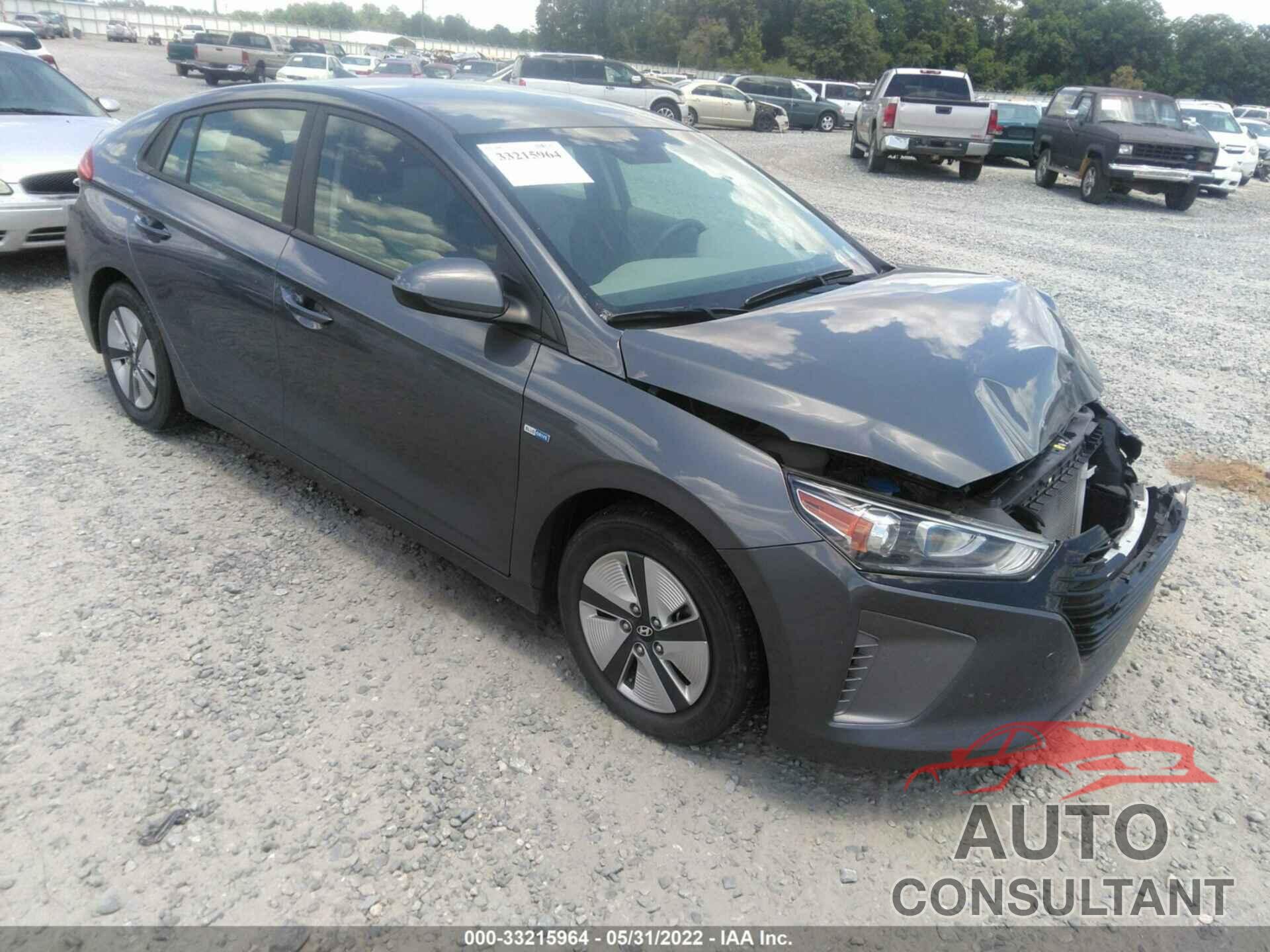 HYUNDAI IONIQ HYBRID 2019 - KMHC65LC8KU132218