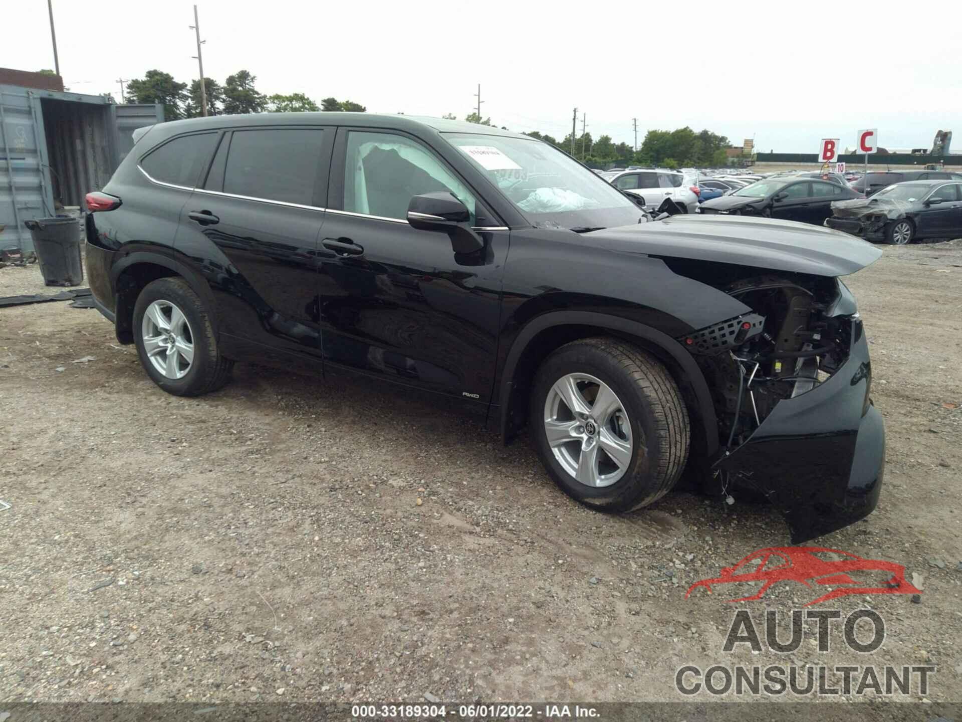 TOYOTA HIGHLANDER 2022 - 5TDBBRCH0NS553583