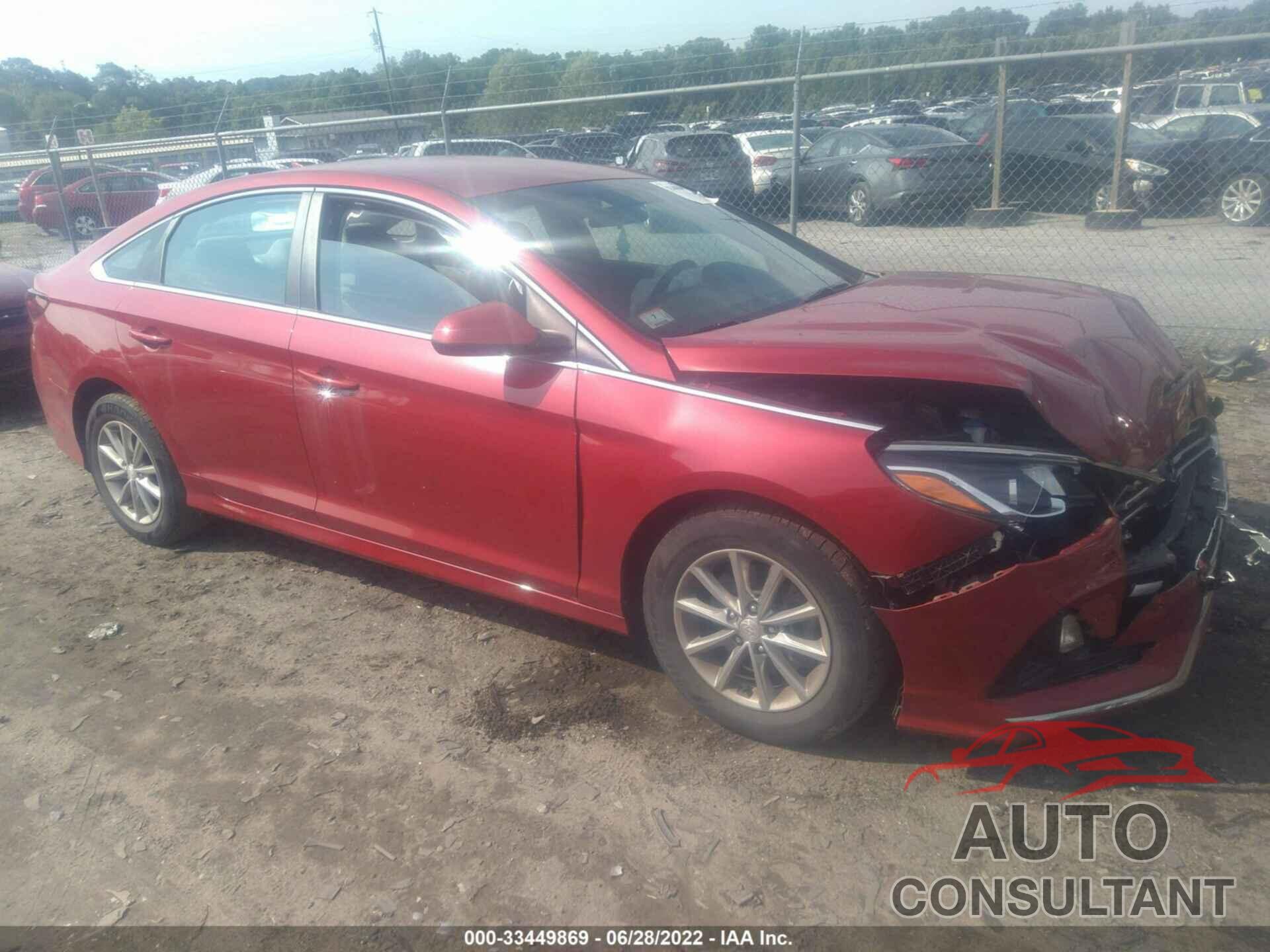 HYUNDAI SONATA 2018 - 5NPE24AF1JH605191