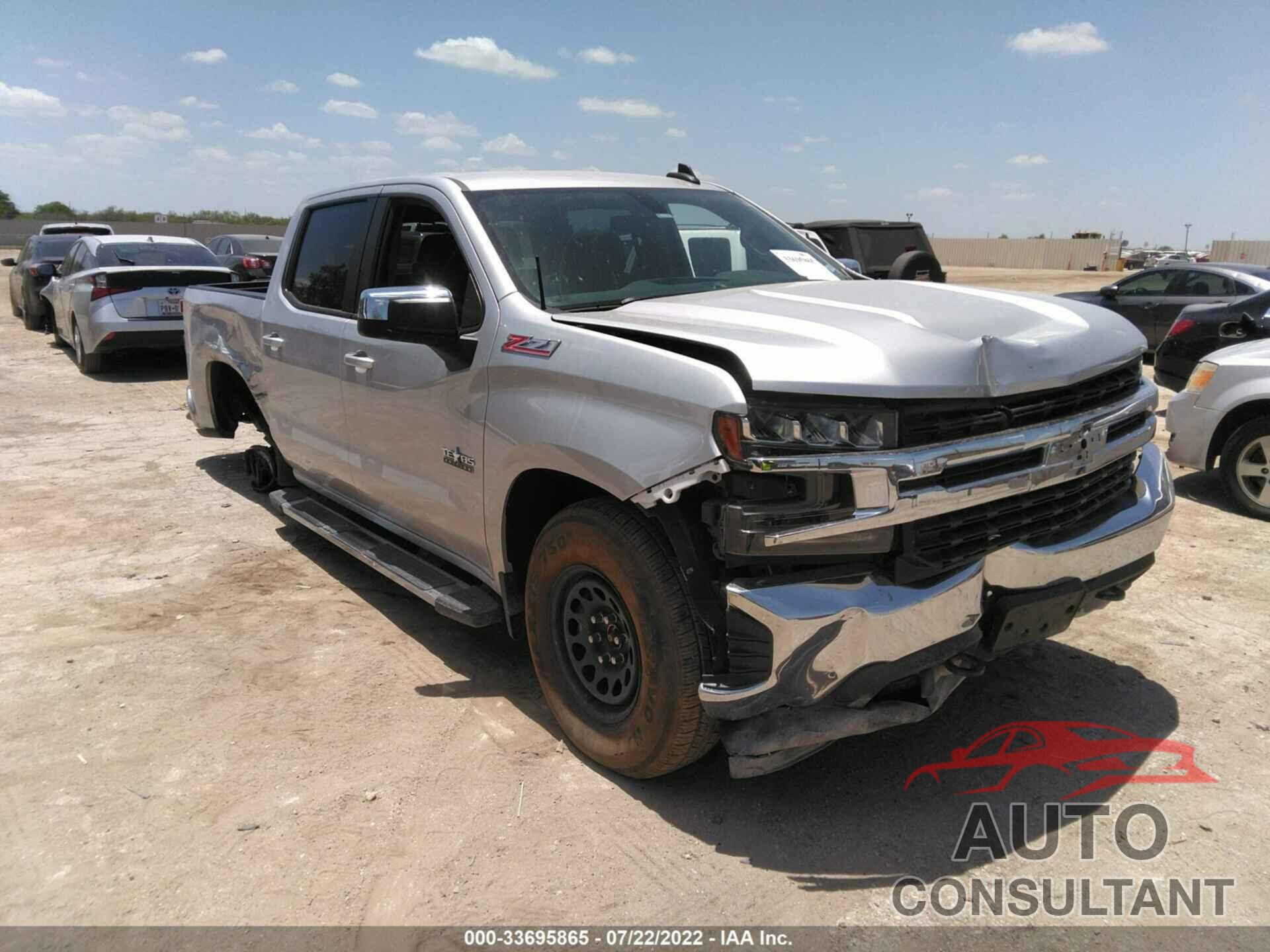 CHEVROLET SILVERADO 1500 2021 - 3GCUYDED2MG384474