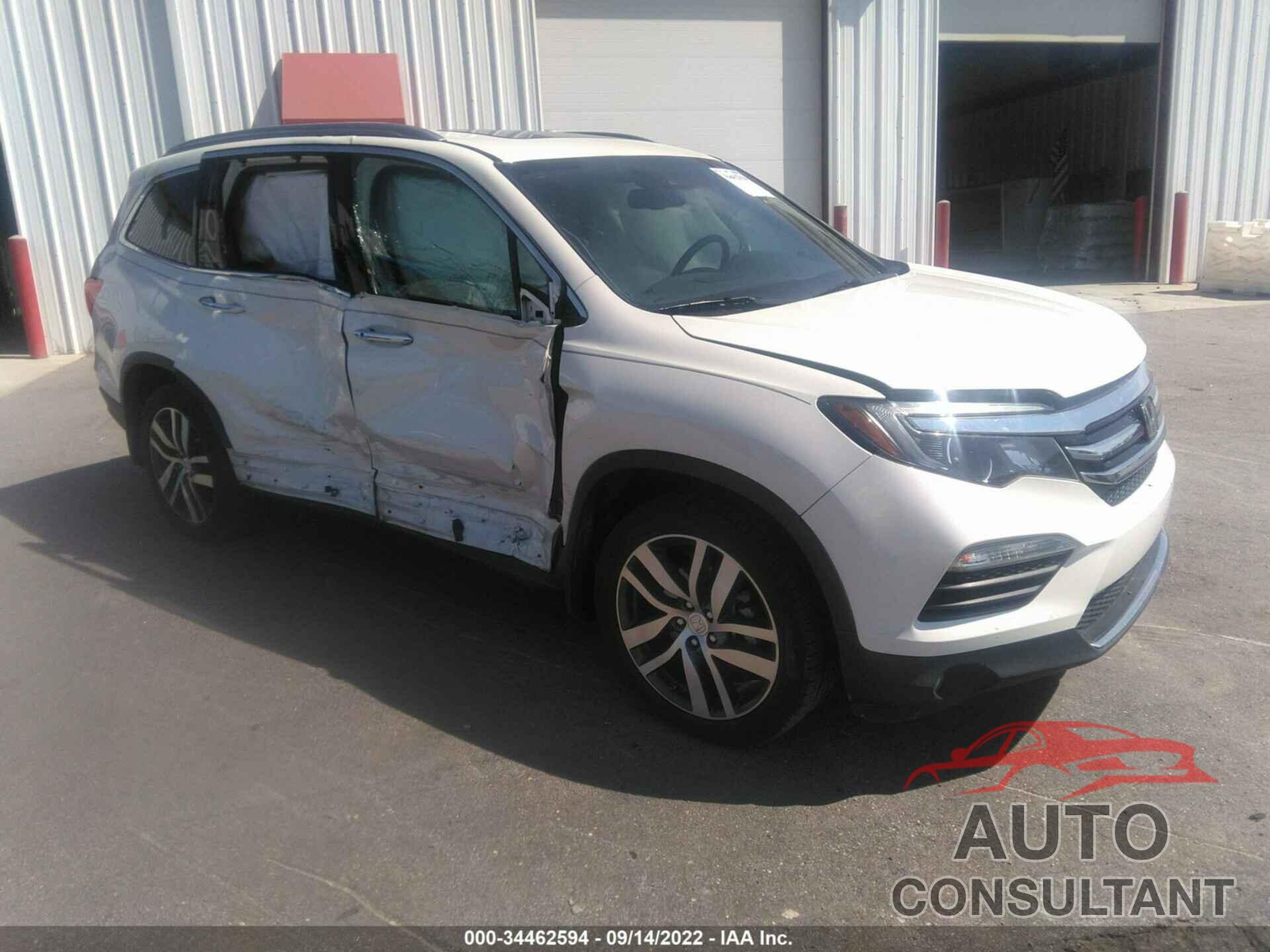 HONDA PILOT 2017 - 5FNYF5H93HB039499