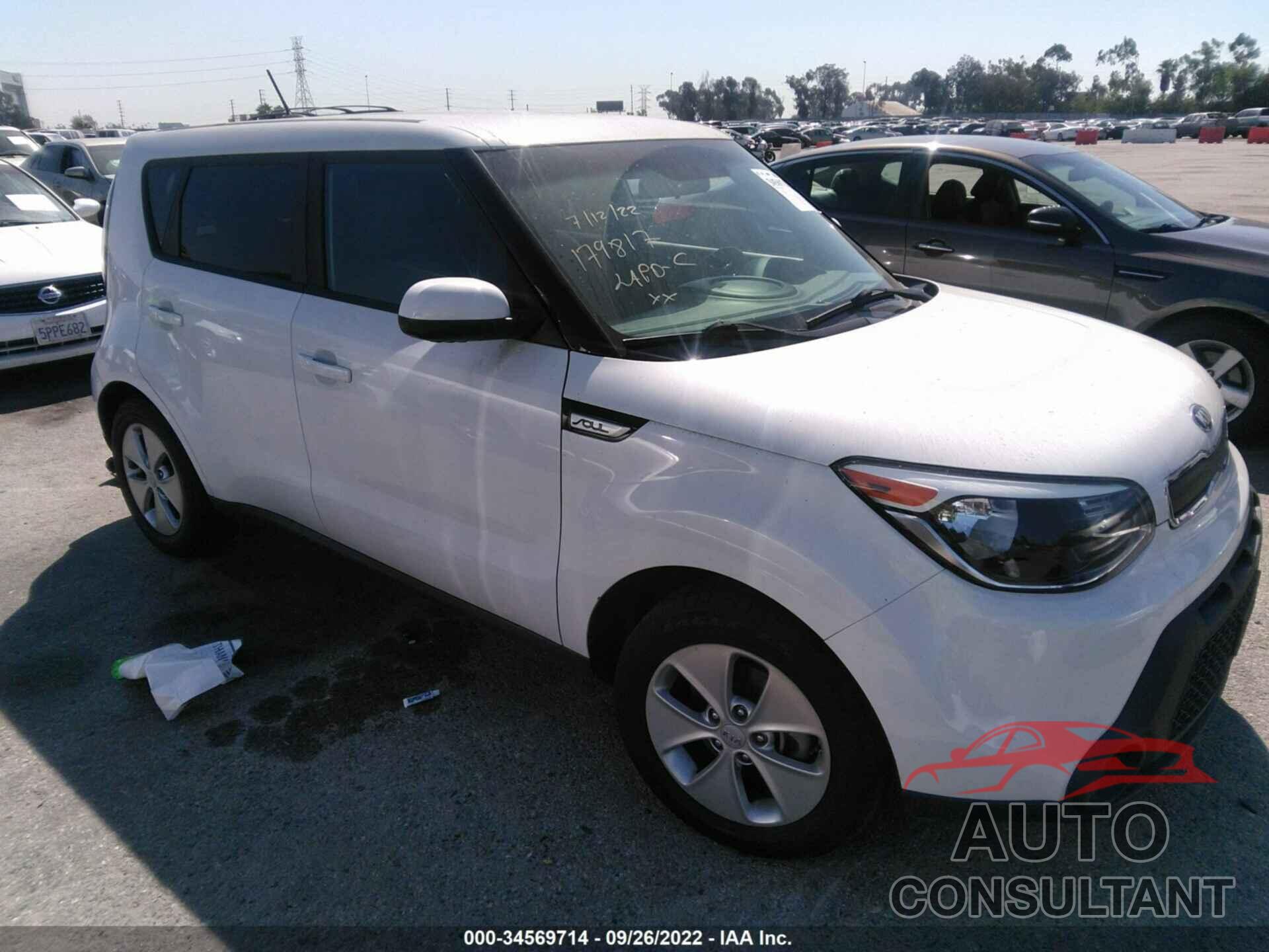 KIA SOUL 2016 - KNDJN2A29G7324065