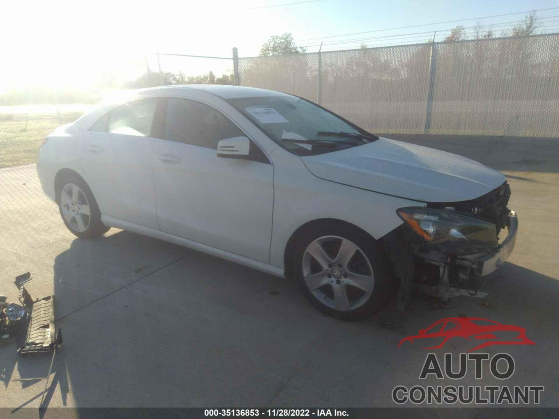 MERCEDES-BENZ CLA 2017 - WDDSJ4EB2HN410309