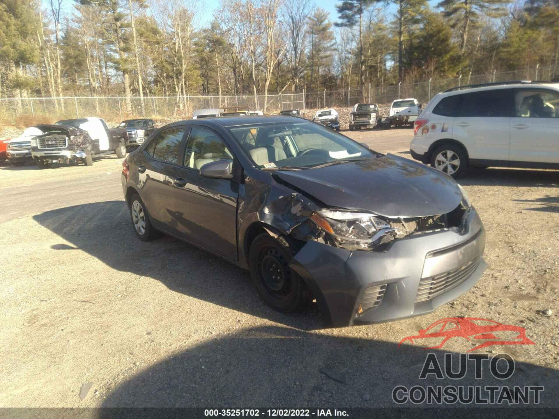 TOYOTA COROLLA 2015 - 2T1BURHE6FC310668