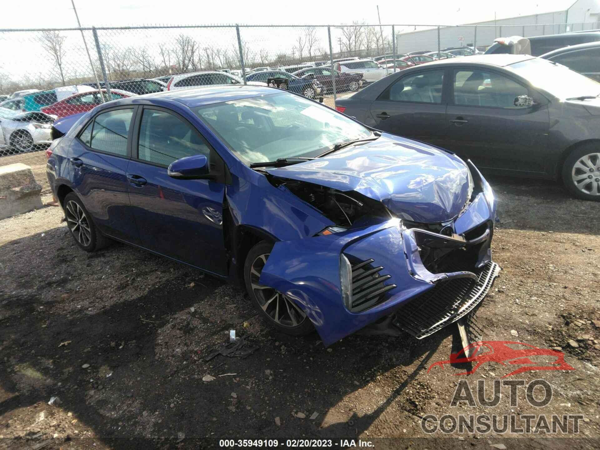 TOYOTA COROLLA 2018 - 2T1BURHE2JC967430