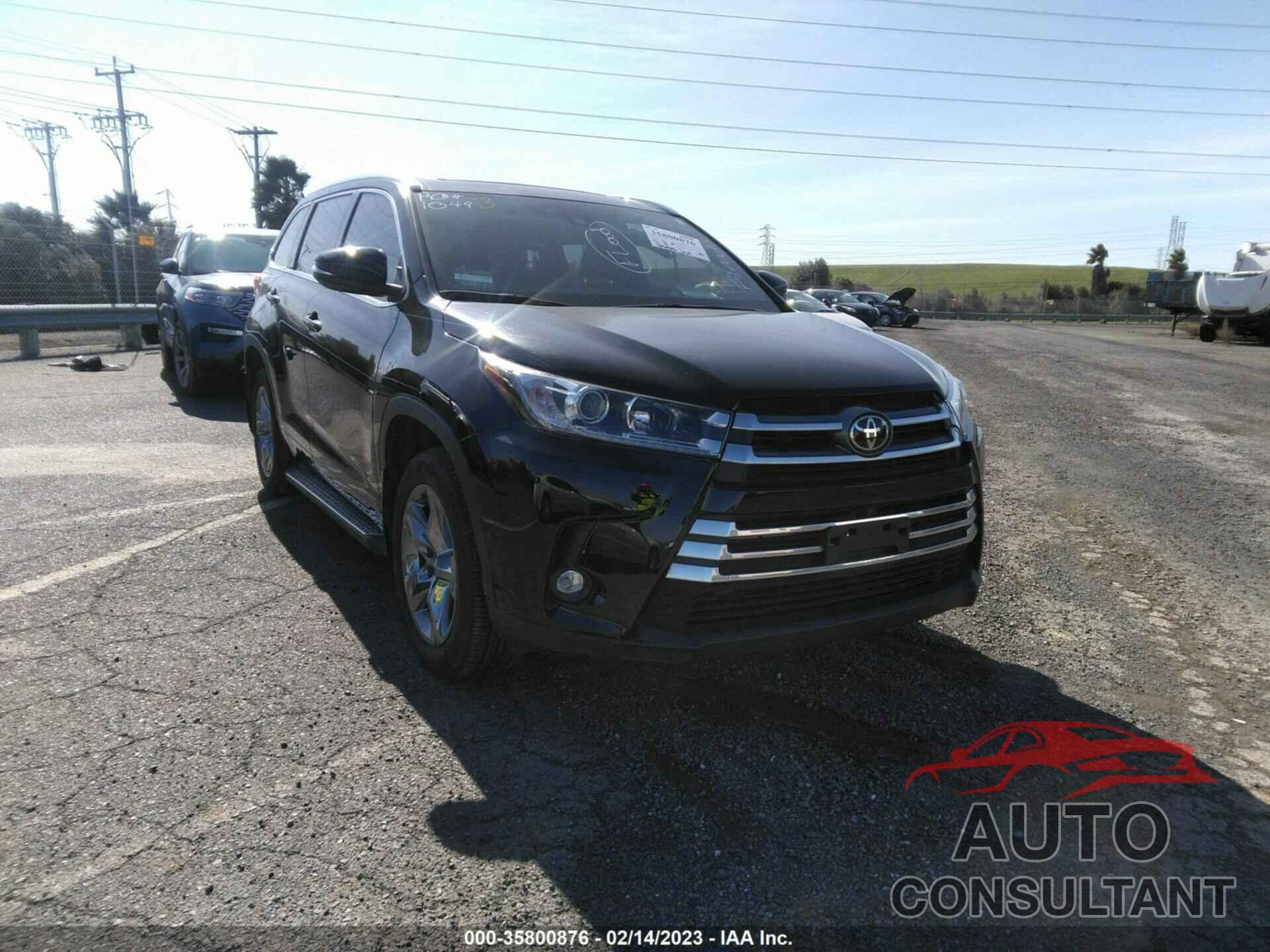 TOYOTA HIGHLANDER 2019 - 5TDDZRFH8KS715973