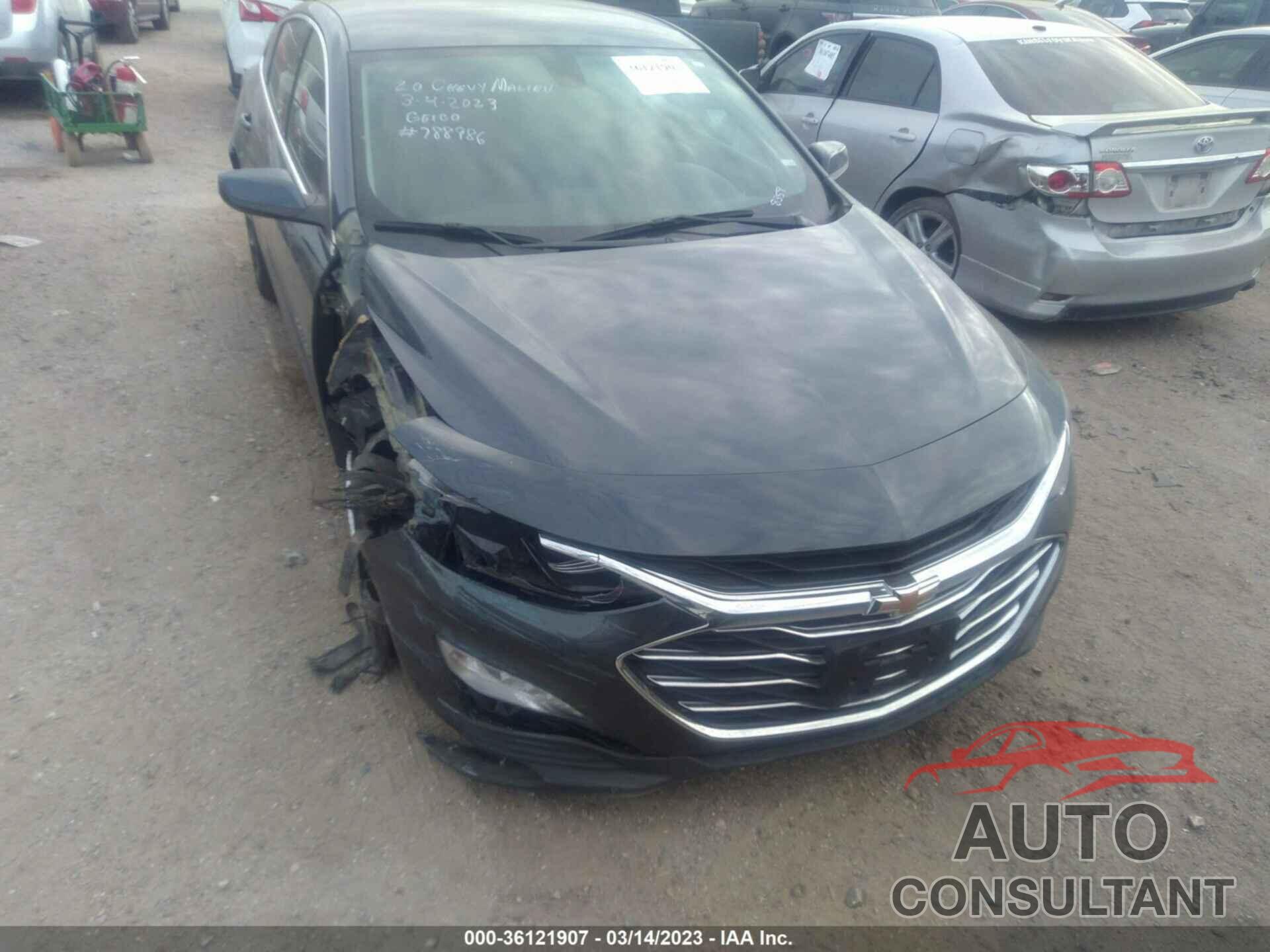 CHEVROLET MALIBU 2021 - 1G1ZD5ST2MF028359