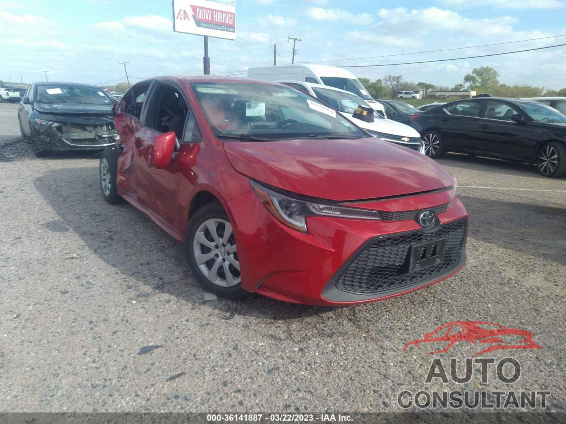TOYOTA COROLLA 2021 - 5YFEPMAE0MP223816