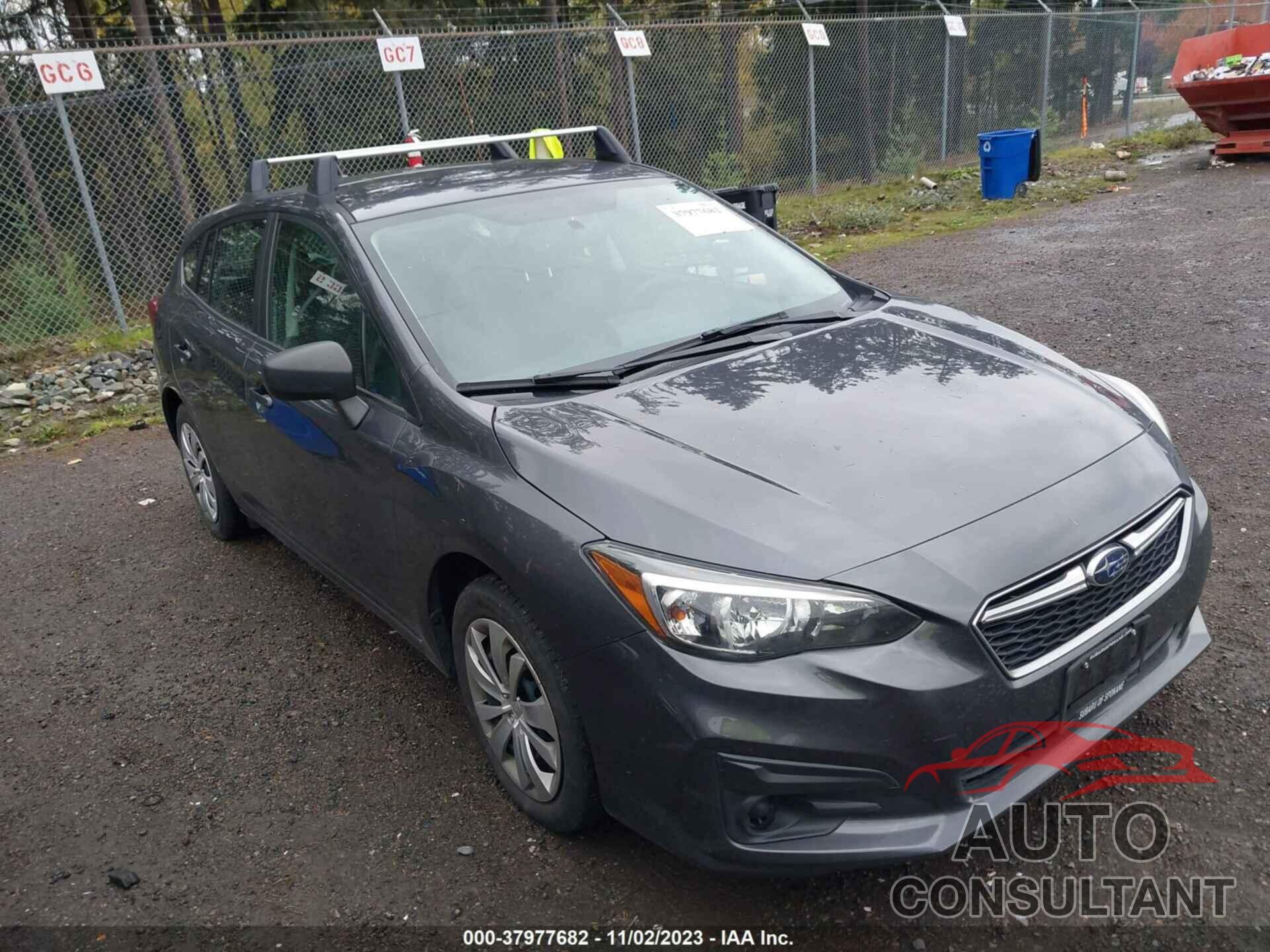 SUBARU IMPREZA 2018 - 4S3GTAA63J3719869