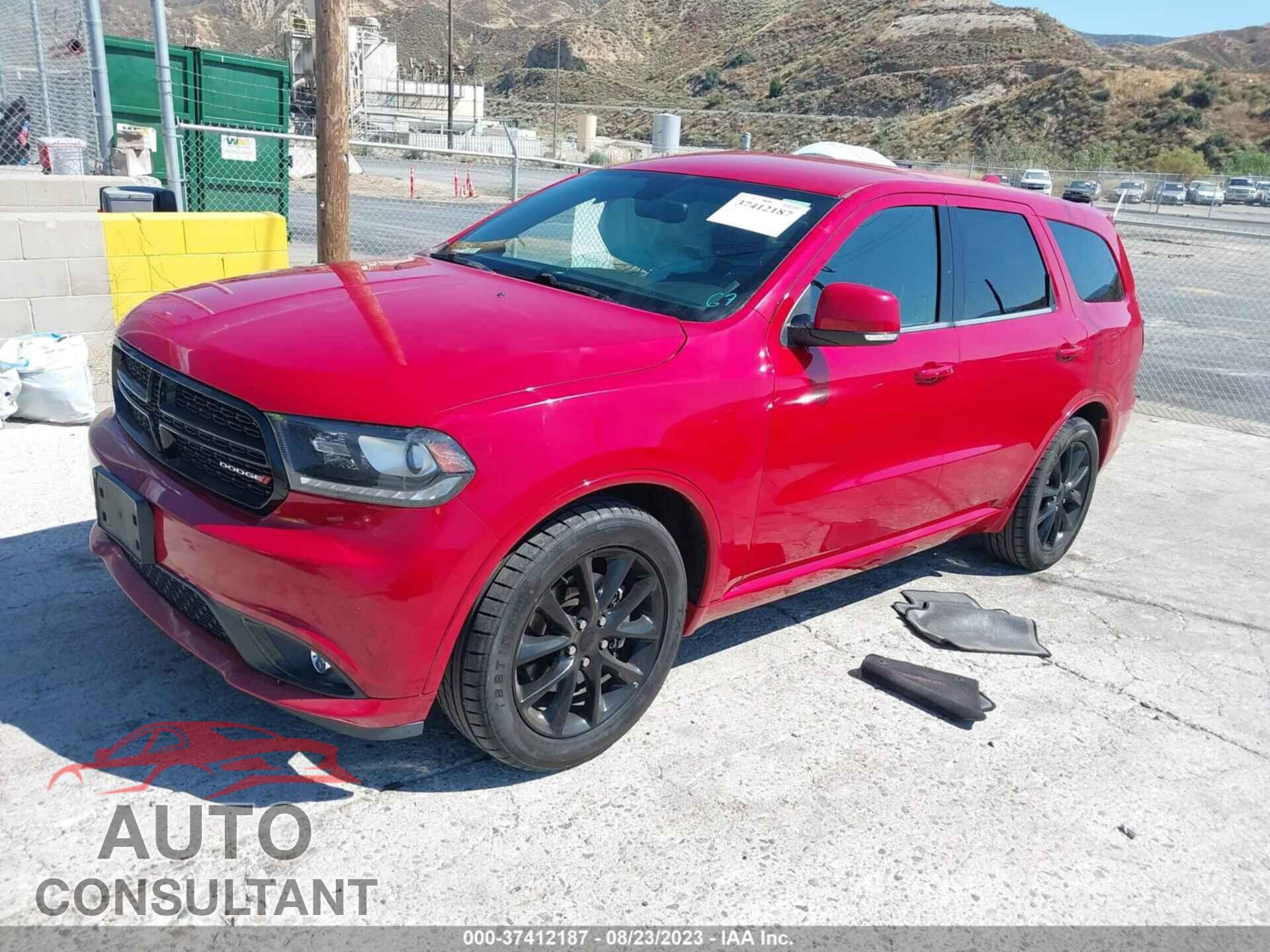 DODGE DURANGO 2017 - 1C4SDHCT9HC850527