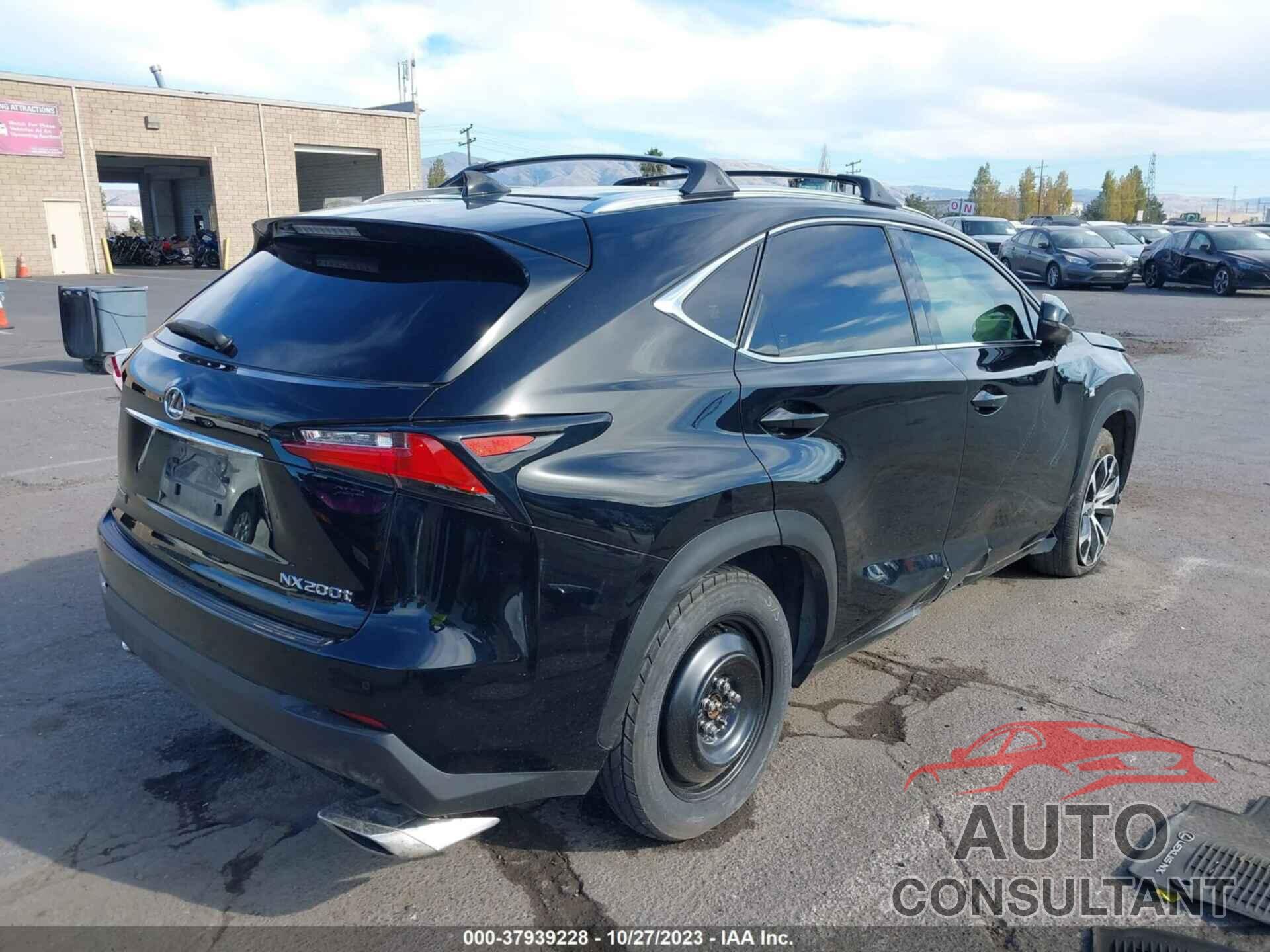 LEXUS NX 200T 2016 - JTJBARBZ4G2060705