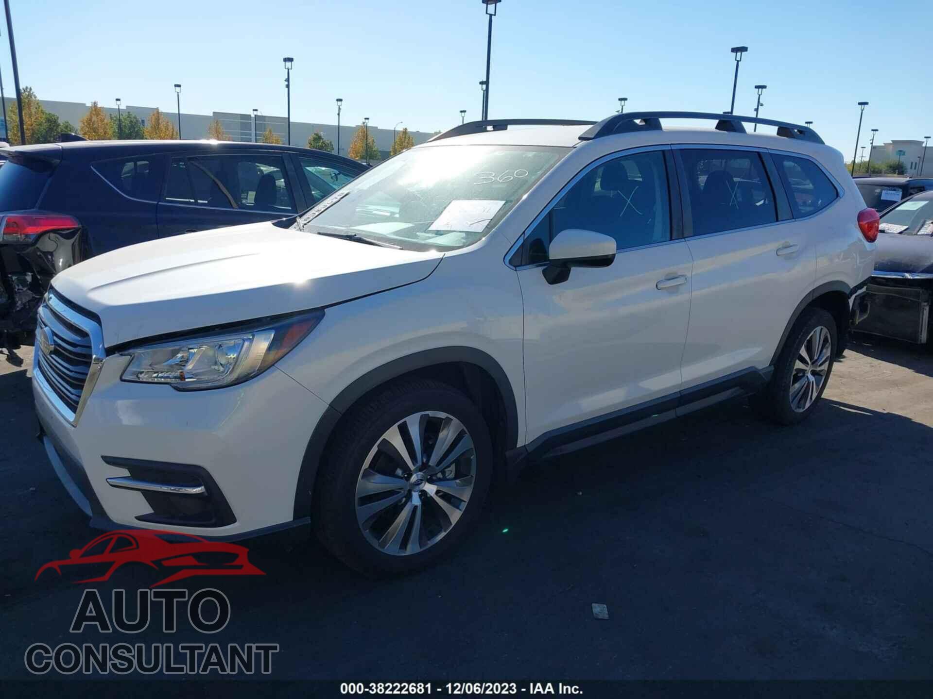 SUBARU ASCENT 2019 - 4S4WMACD0K3436248