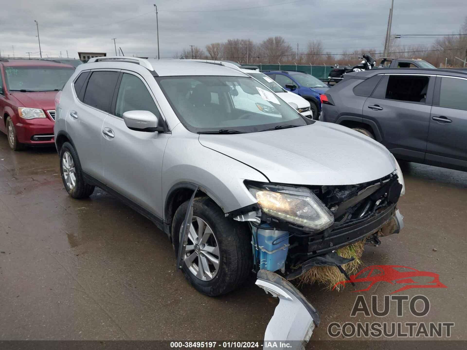 NISSAN ROGUE 2015 - KNMAT2MV7FP540863