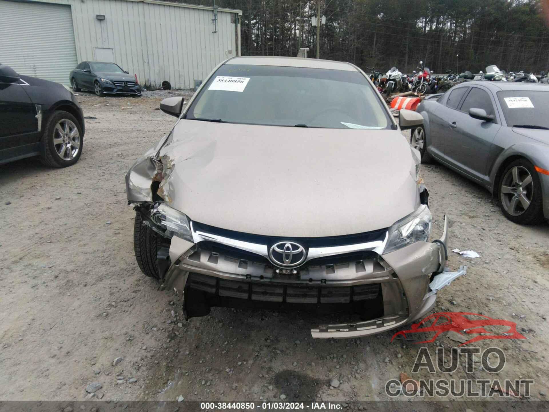 TOYOTA CAMRY 2016 - 4T4BF1FK9GR558424