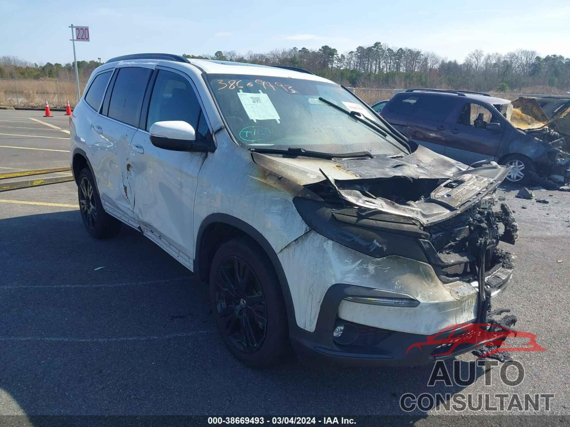 HONDA PILOT 2021 - 5FNYF6H21MB092737