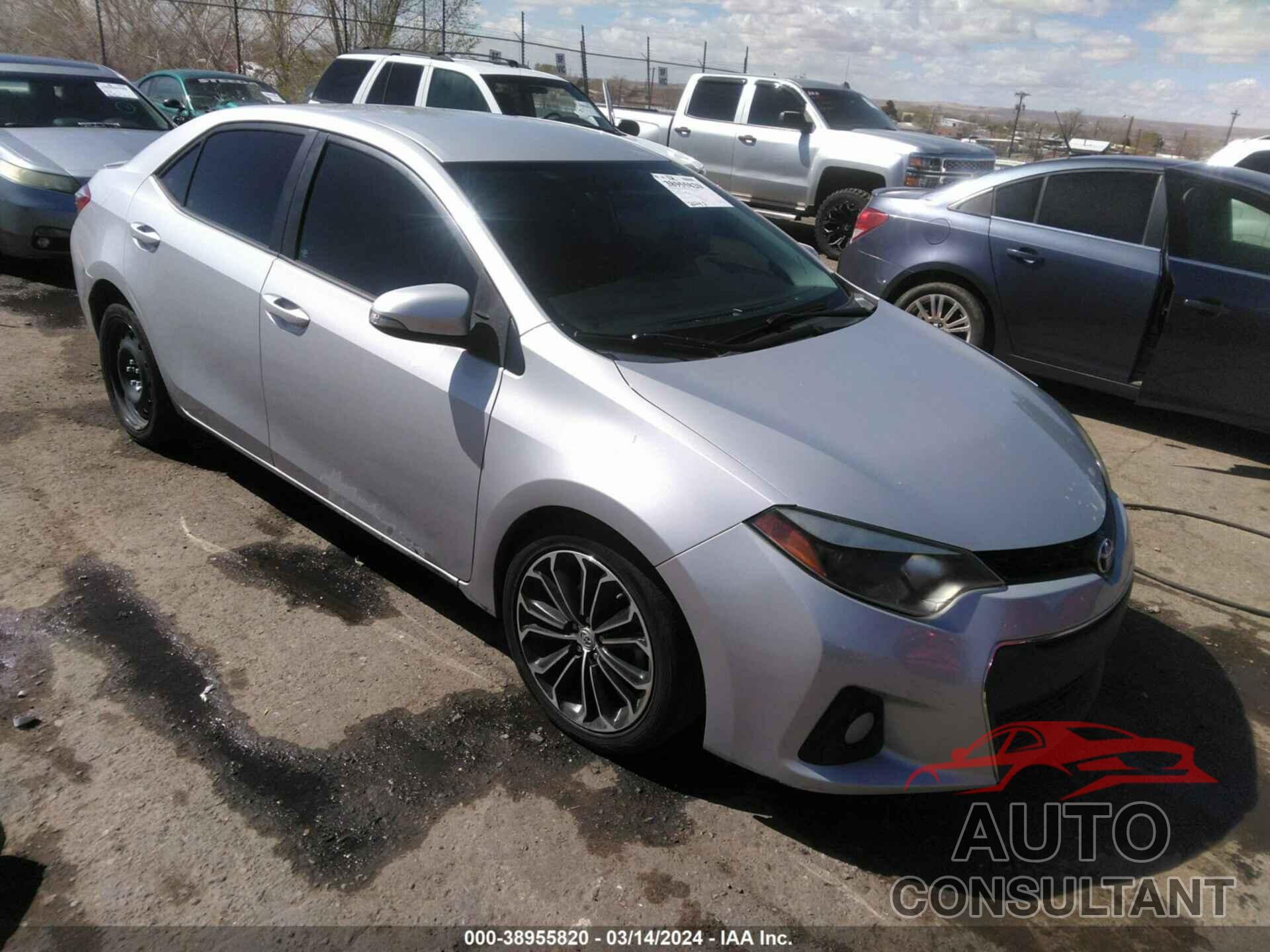 TOYOTA COROLLA 2016 - 2T1BURHE3GC704694