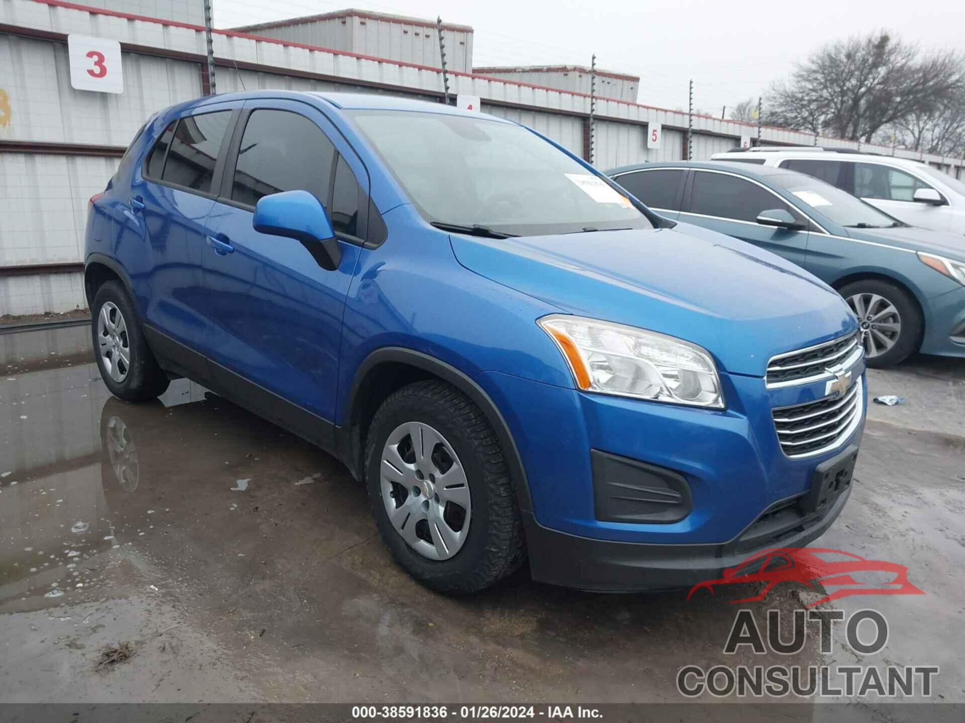 CHEVROLET TRAX 2016 - KL7CJKSB0GB760428