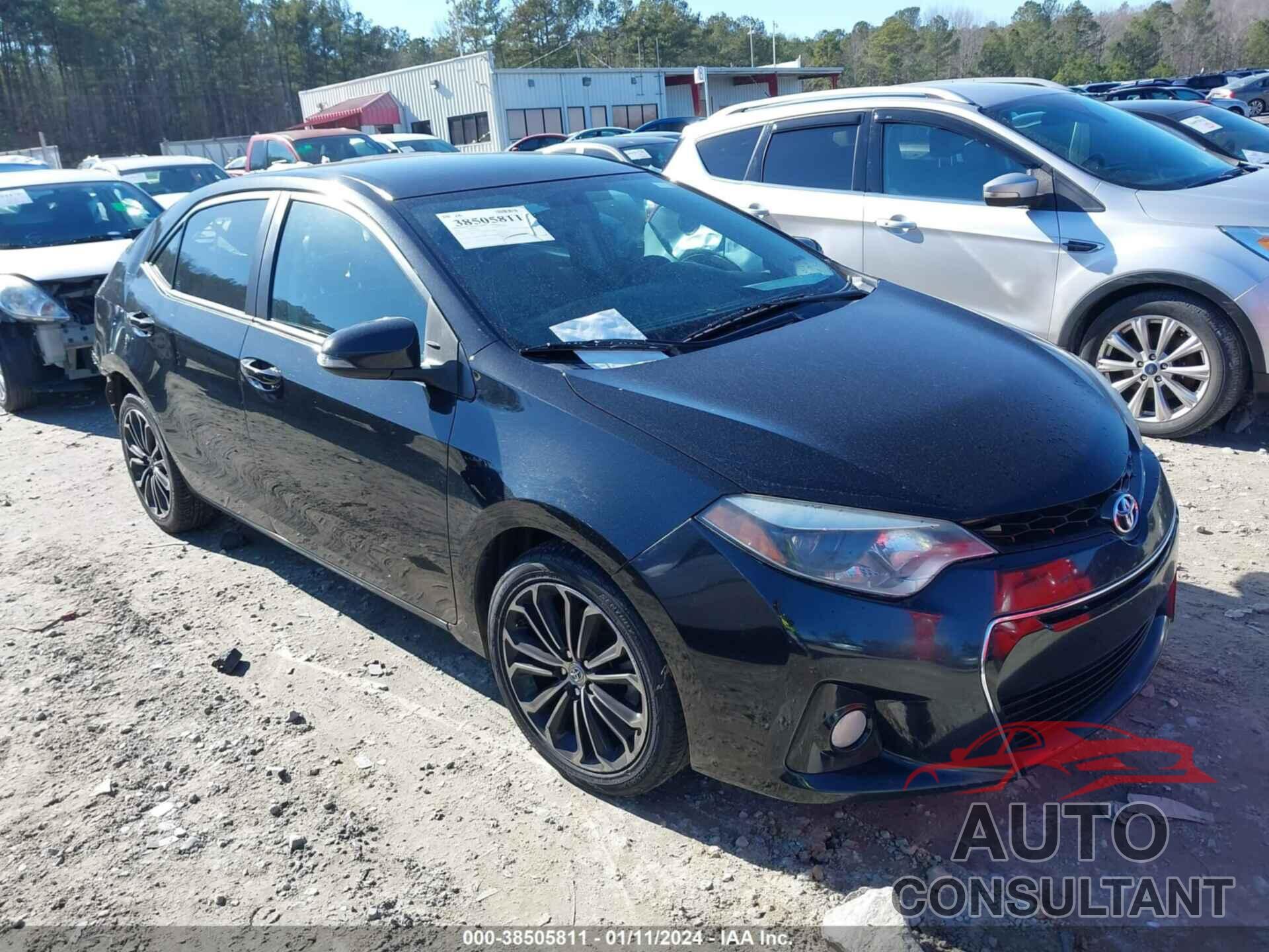 TOYOTA COROLLA 2016 - 2T1BURHE7GC620023