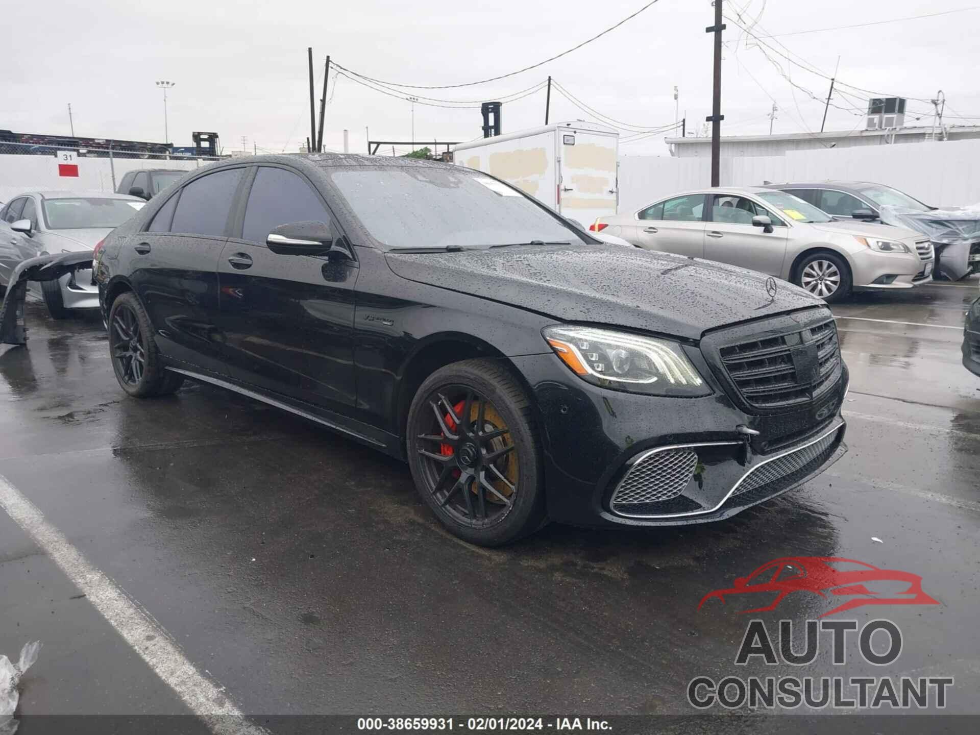 MERCEDES-BENZ AMG S 63 2019 - WDDUG8JB5KA477506