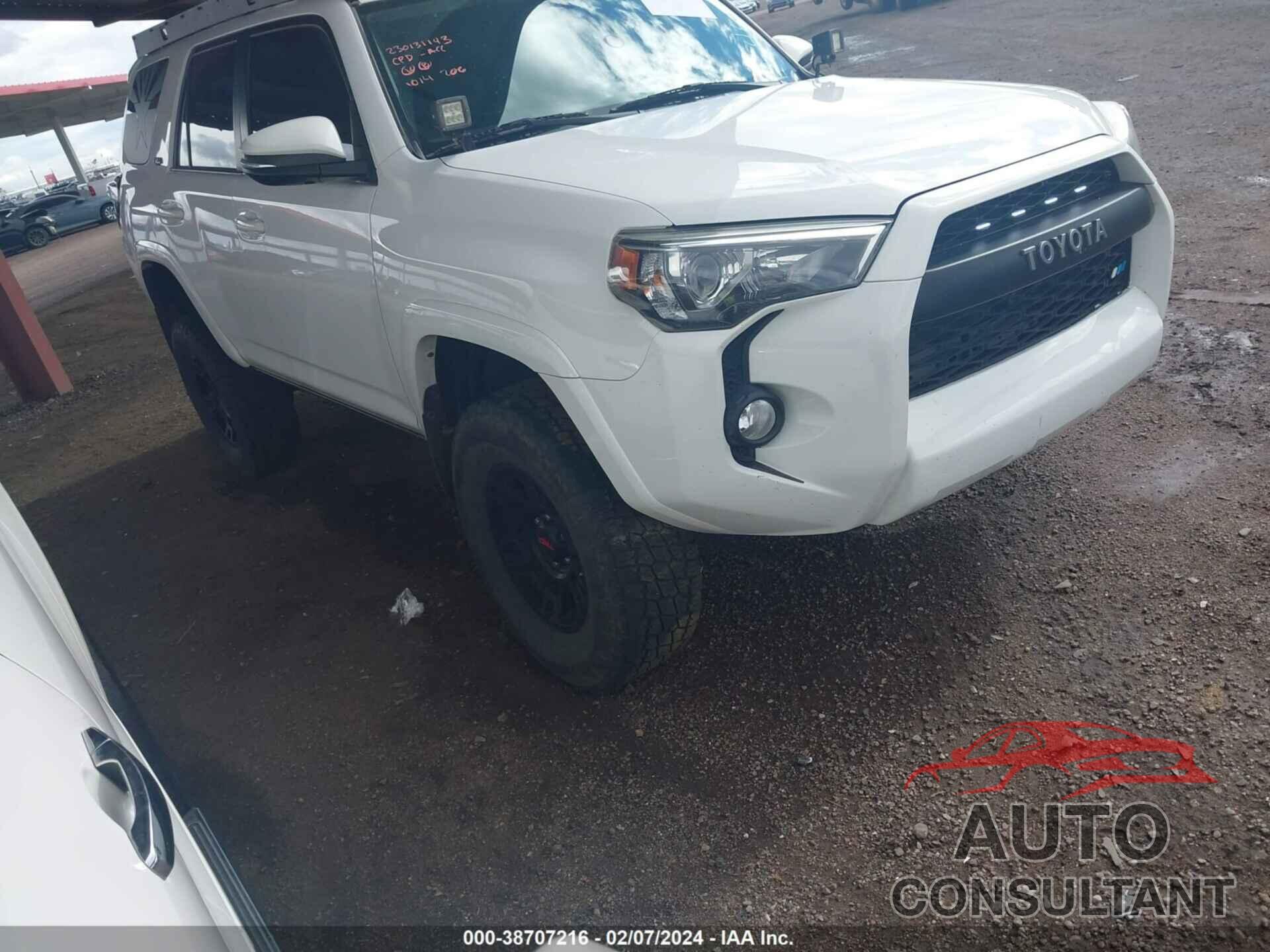 TOYOTA 4RUNNER 2017 - JTEBU5JR5H5445710