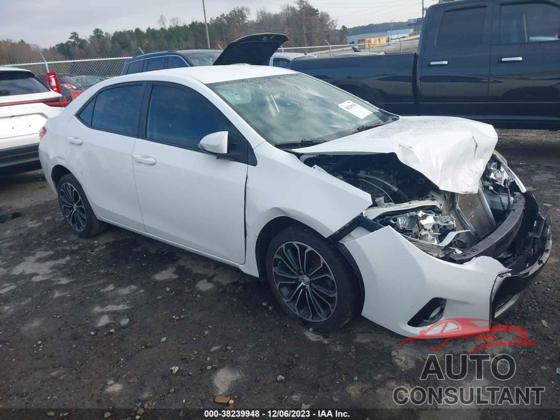 TOYOTA COROLLA 2016 - 2T1BURHE5GC617511