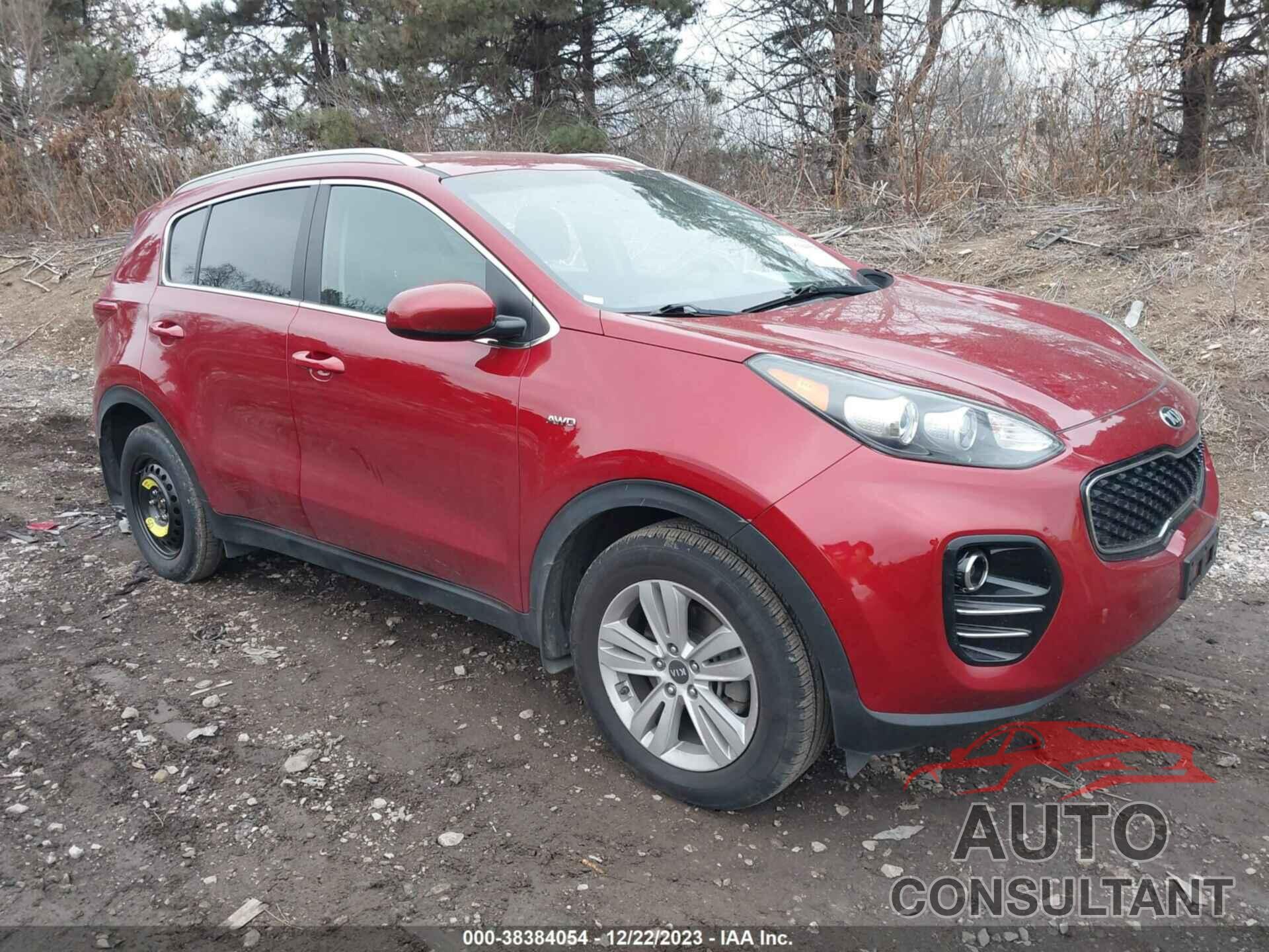 KIA SPORTAGE 2018 - KNDPMCAC2J7461562