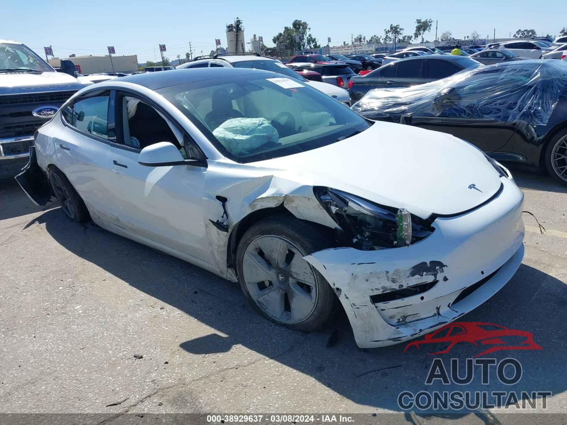 TESLA MODEL 3 2022 - 5YJ3E1EB3NF138722