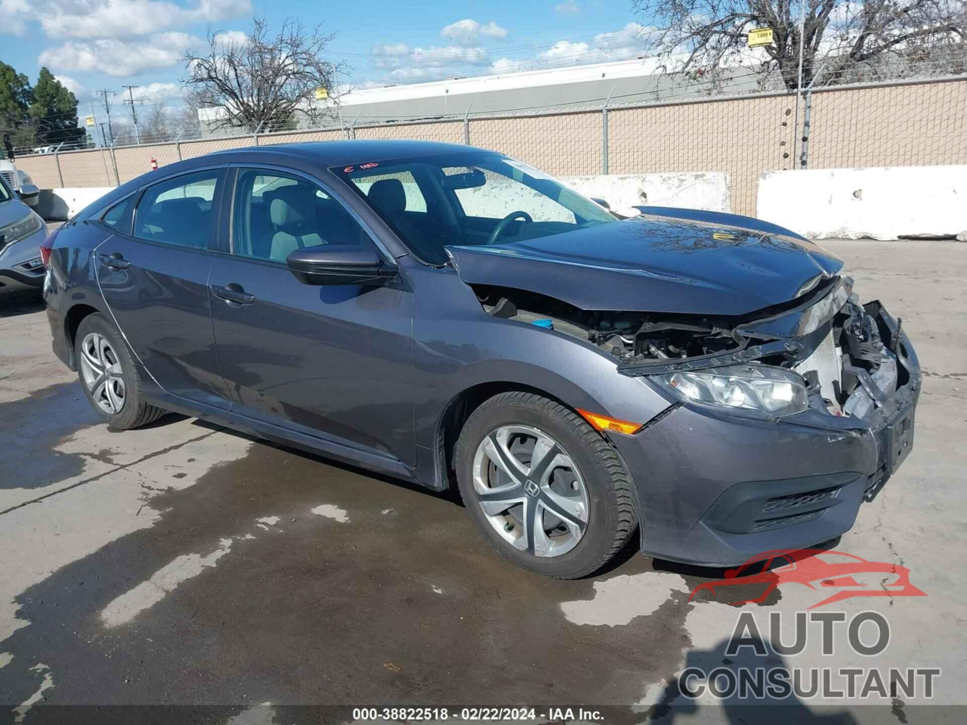 HONDA CIVIC 2018 - 2HGFC2F53JH608688