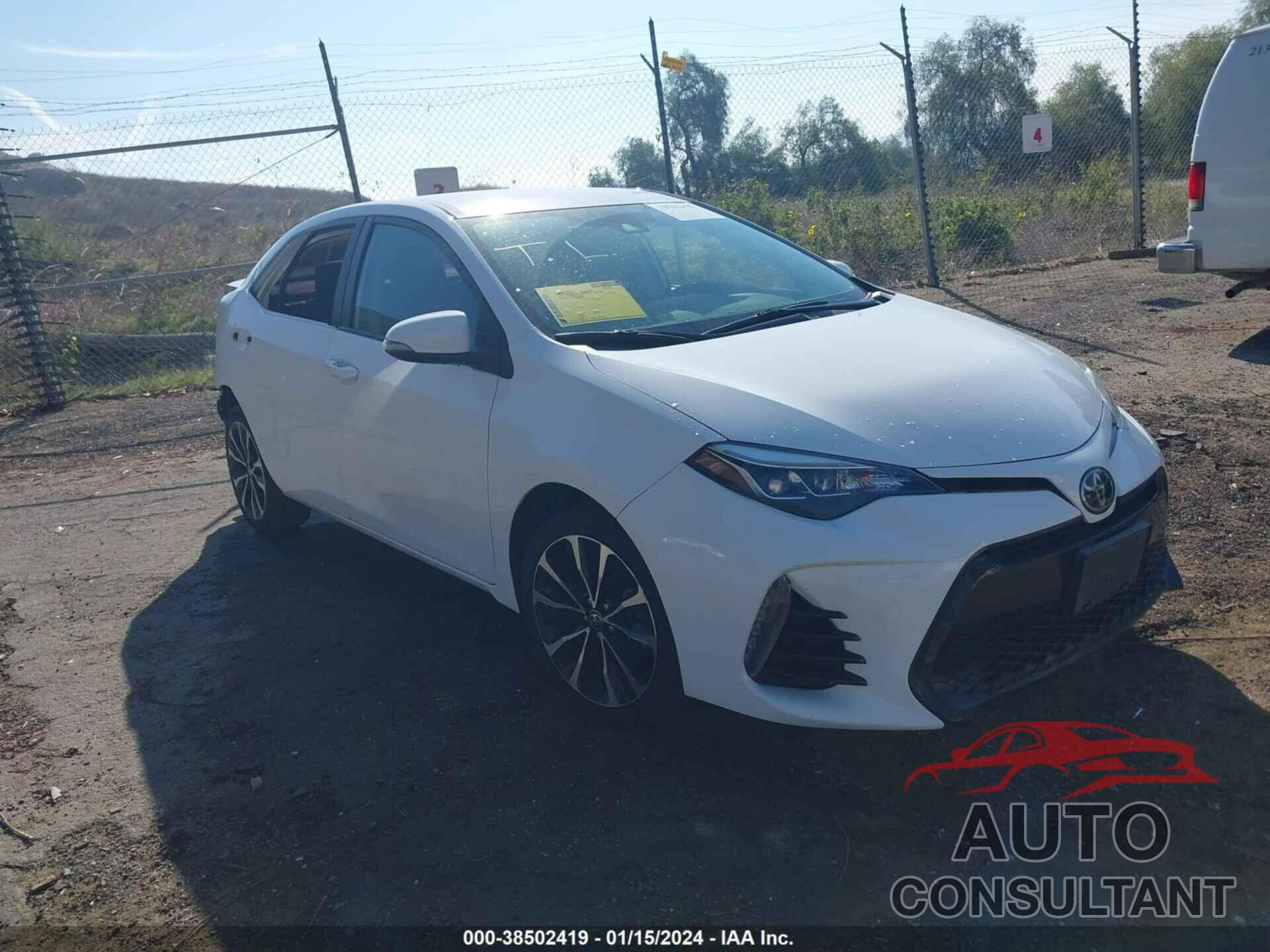 TOYOTA COROLLA 2017 - 5YFBURHE5HP599688